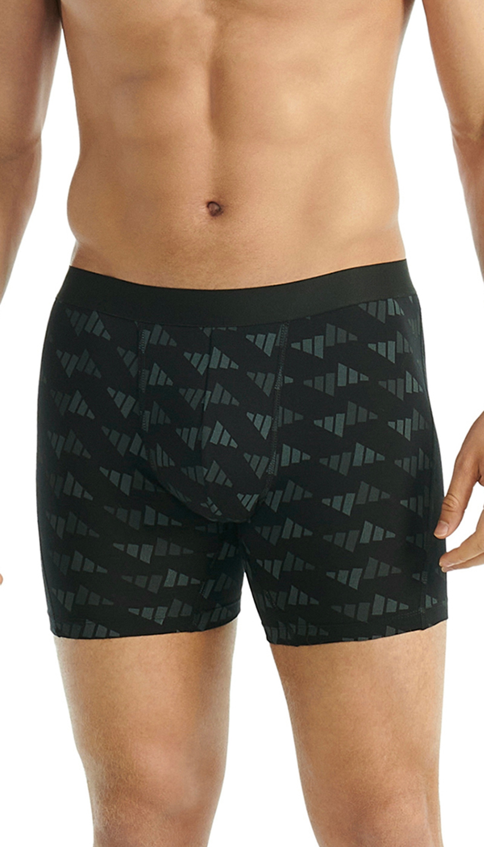 adidas Sportswear Boxer »Active Flex Cotton« 3er Pack,  elastisch, Logo-Bund, sportlicher Look, ohne Eingriff