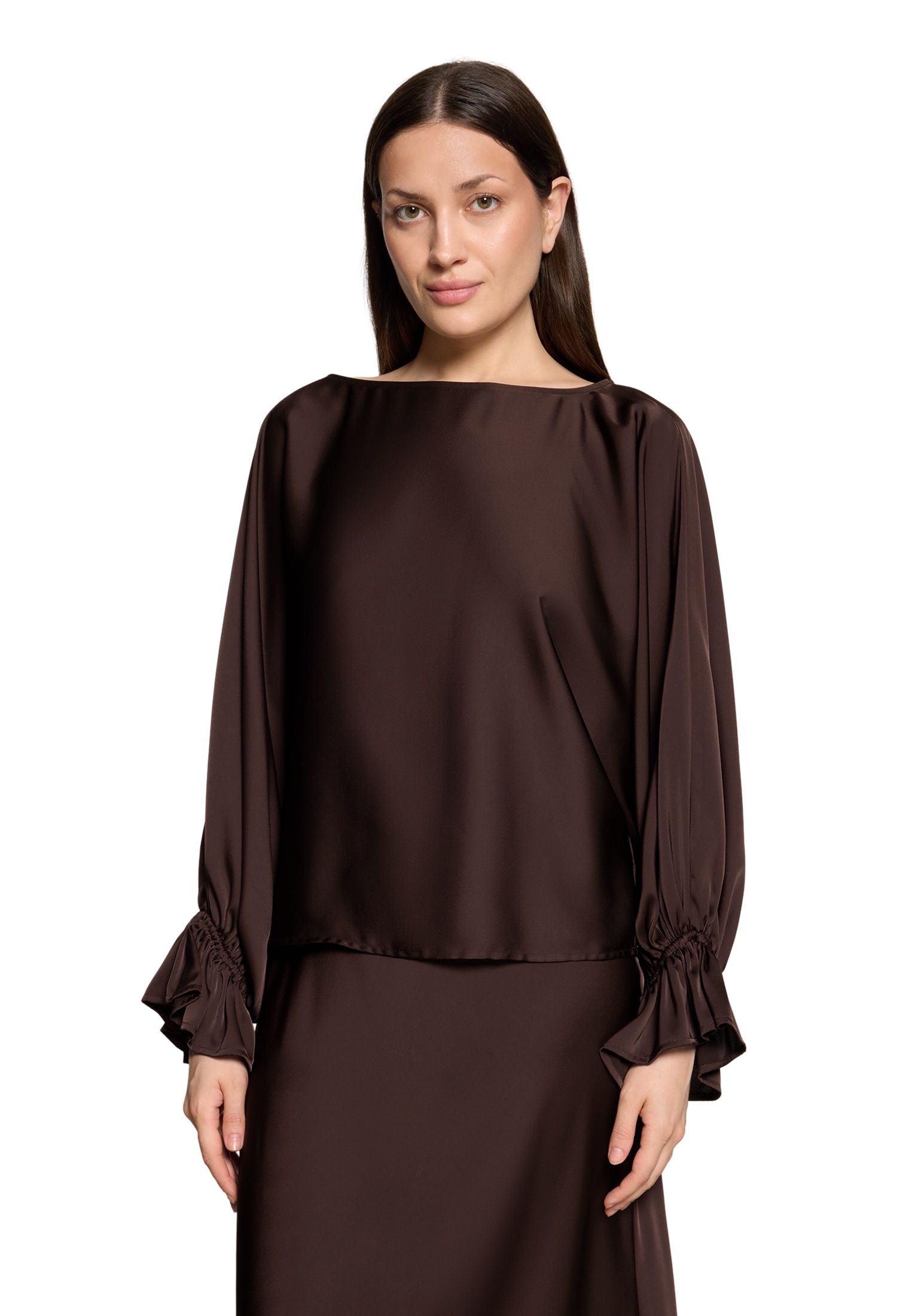 Vera Mont Satinbluse »Satin-Bluse mit Fledermausärmeln«