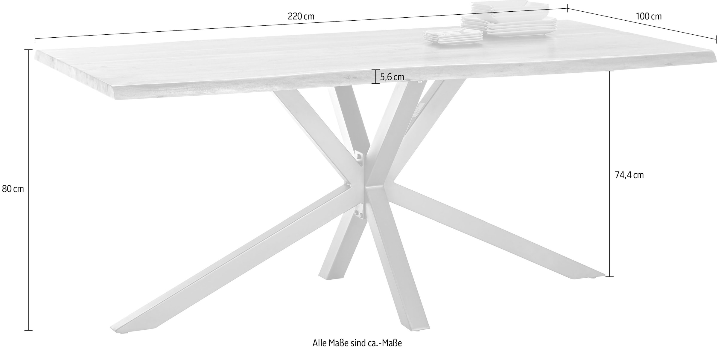 SIT Baumkantentisch, mit Baumkante wie gewachsen OTTO Online Shop