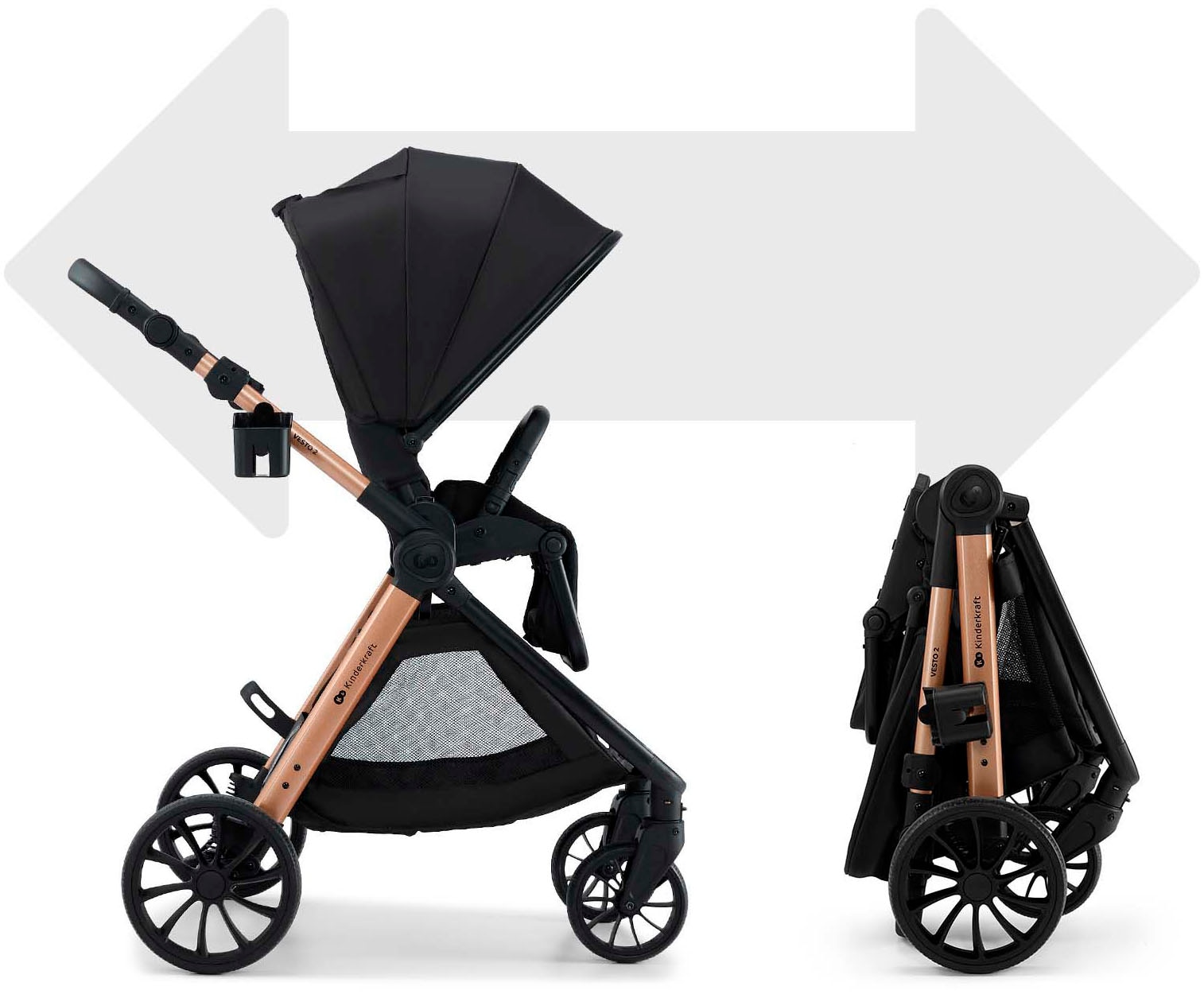 Kinderkraft Kinder-Buggy »VESTO 2« 22 kg
