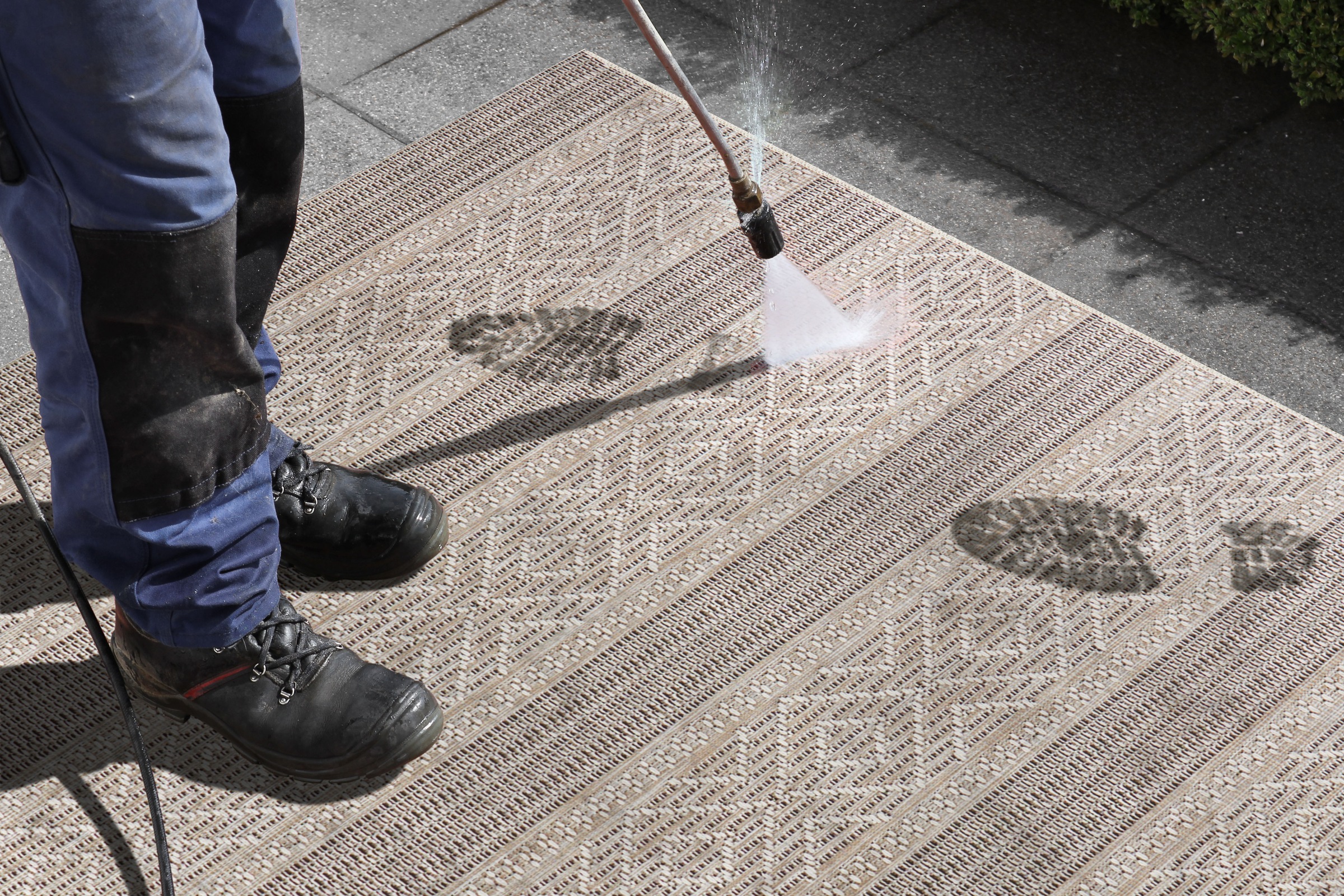 ELLE DECORATION Teppich »Rhone«, rechteckig, pflegeleicht, bei Strapazierfähig In-und Outdoor geeignet, OTTO kaufen und Flachgewebe