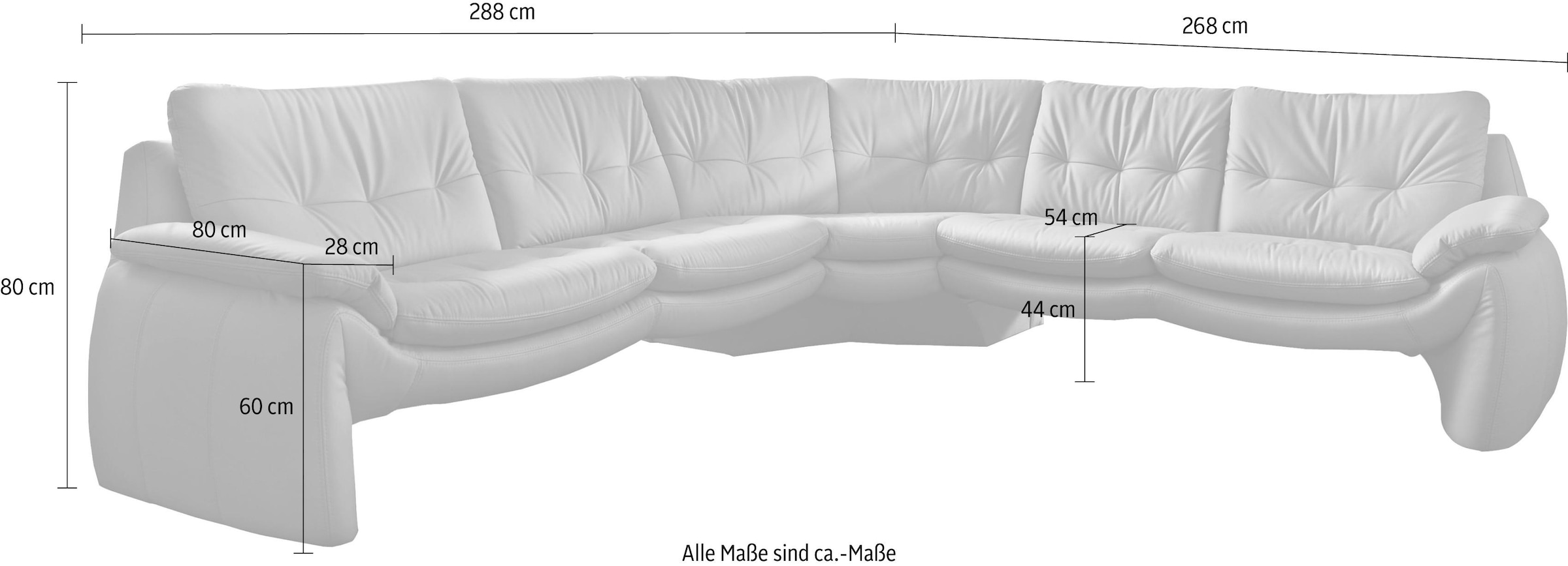 Ecksofa in einzigartiger OTTO kaufen Optik »Luna525«, STYLE OF PLACES bei