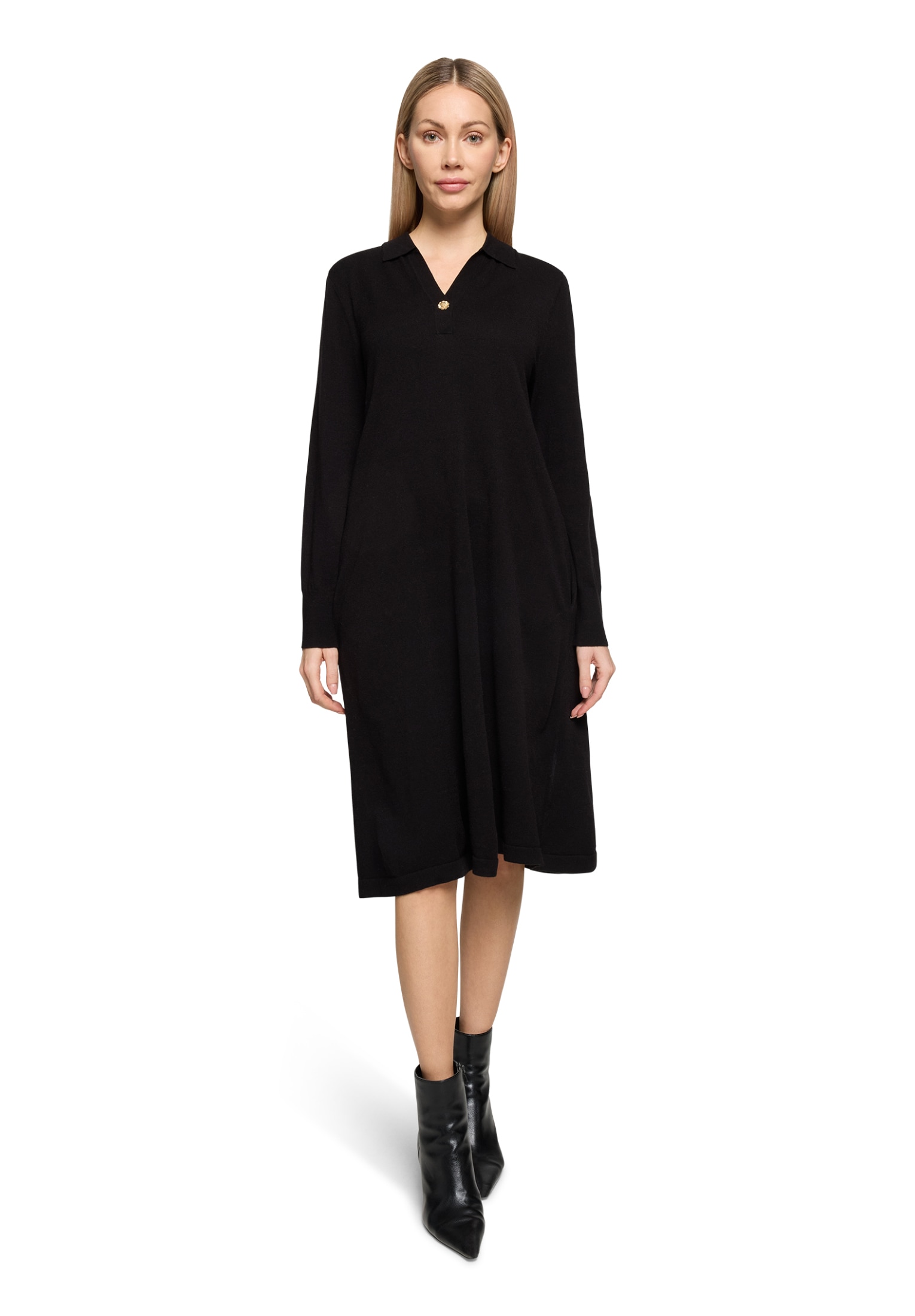 Cartoon Strickkleid »Strickkleid mit Kragen«