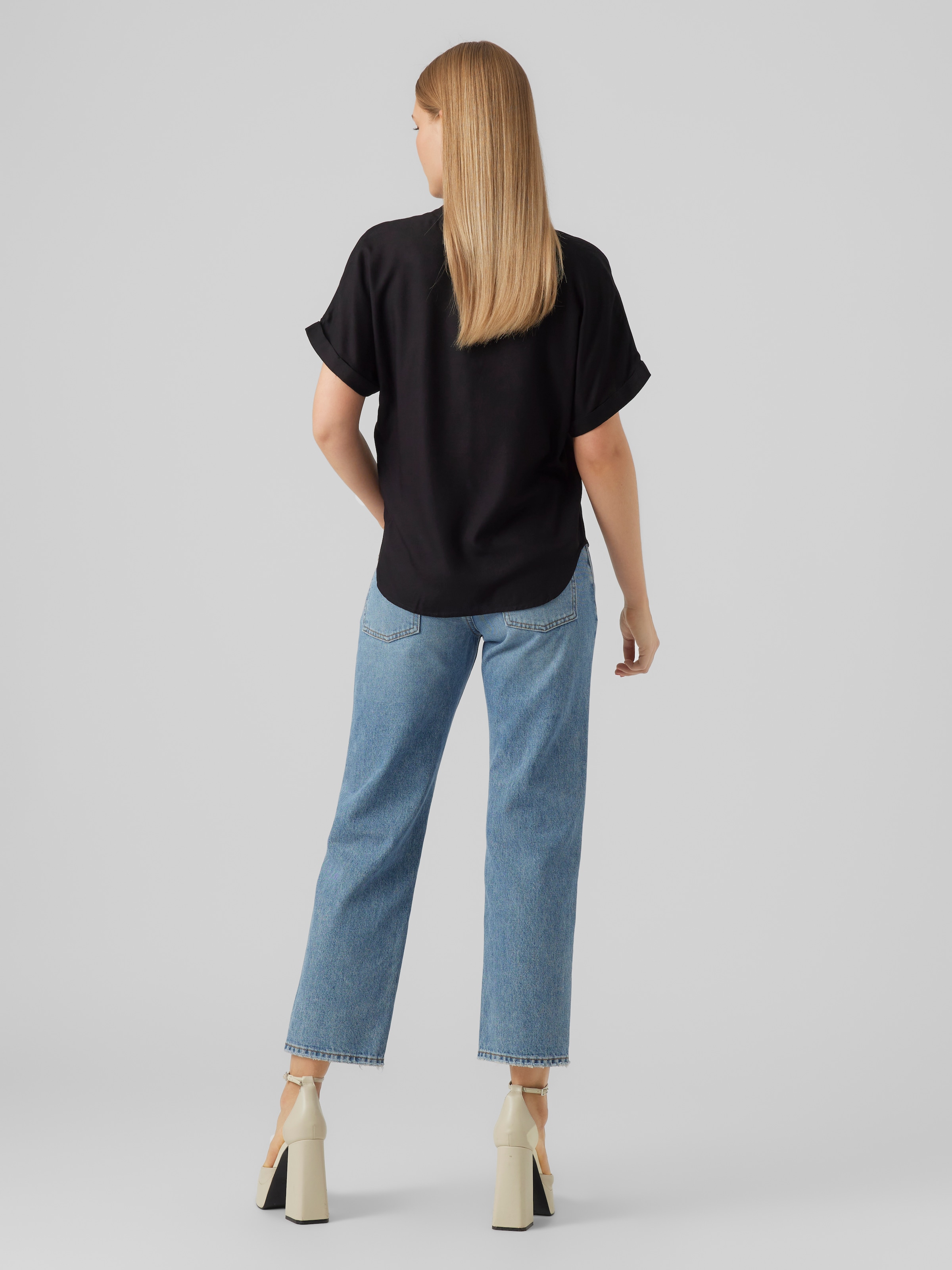 Vero Moda Shirtbluse »VMBEAUTY SS TOP GA NOOS« Viskose, regular fit