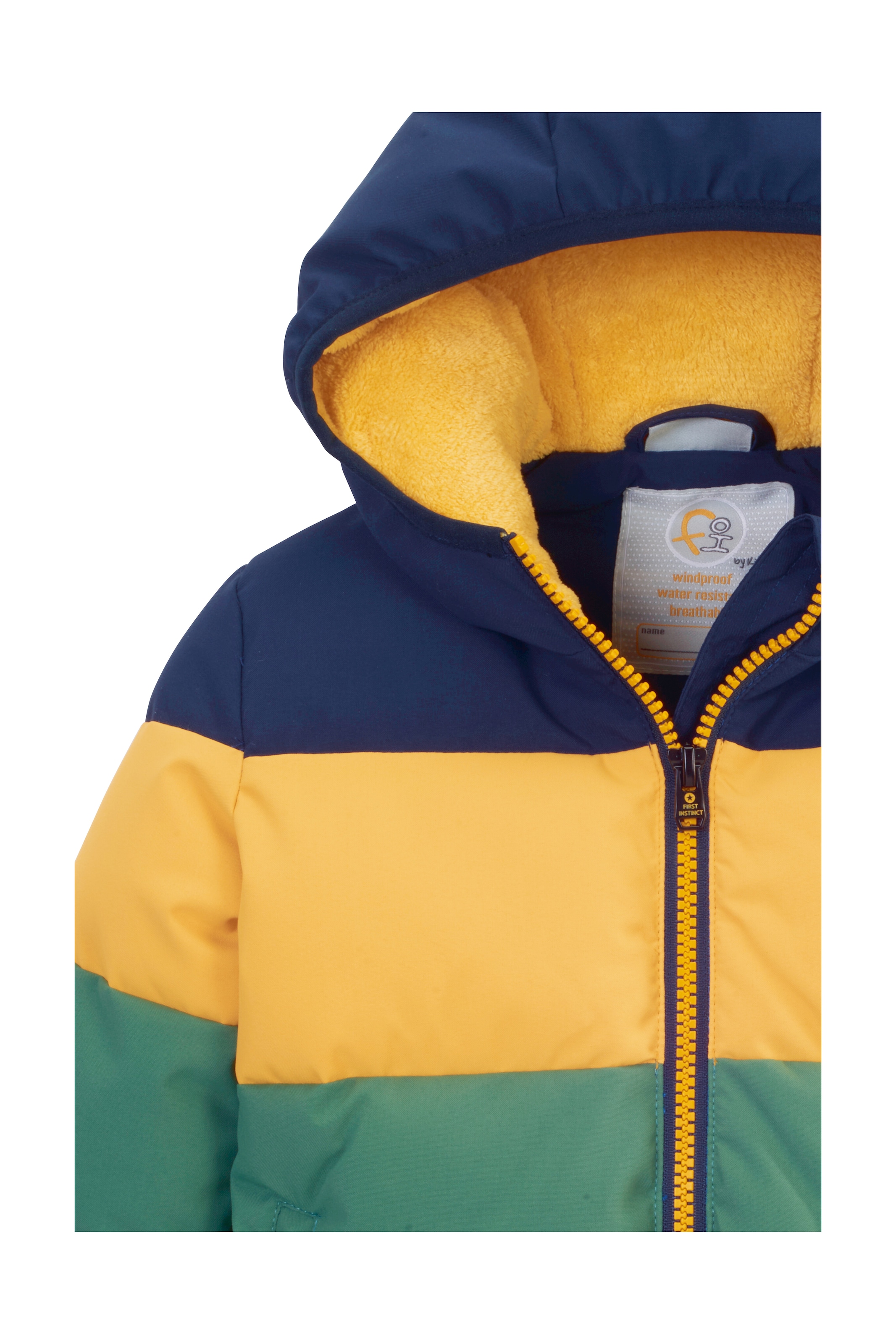 first instinct by killtec Steppjacke »FIOW 30 MNS QLTD JCKT« Gefütterte Winterjacke, wasserabweisend, atmungsaktiv, Colourblock