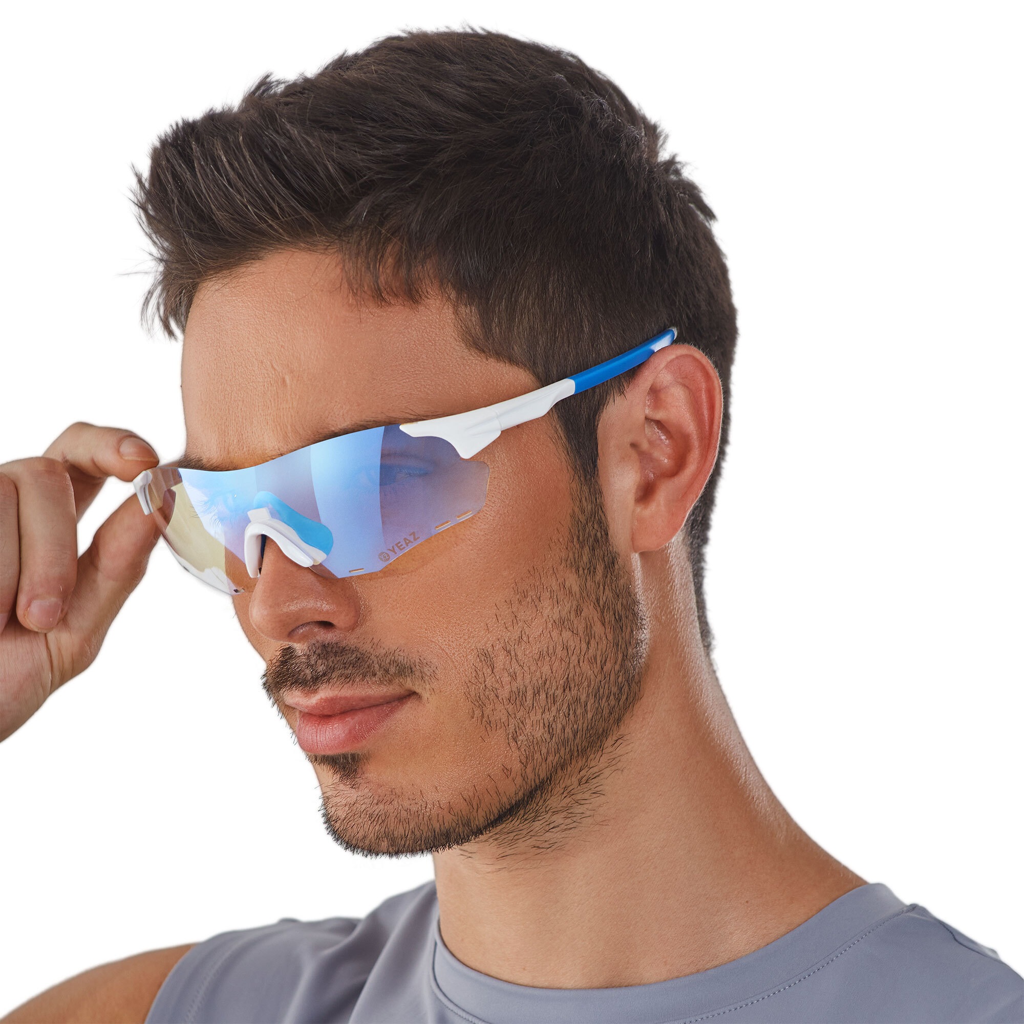 YEAZ Sportbrille »Sport-Sonnenbrille weiß/rot SUNELATION«