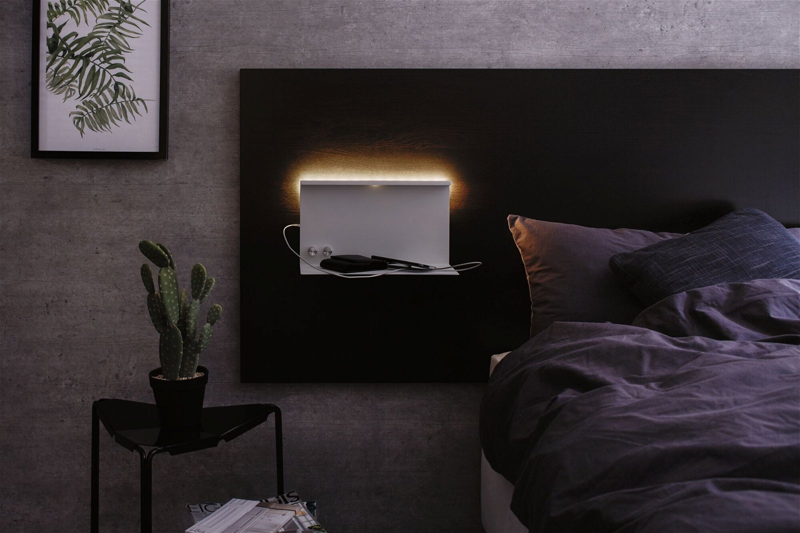 Paulmann LED Wandleuchte »Jarina 4,5W/1,6W USBC 230V 3000K Metall« Warmweiß