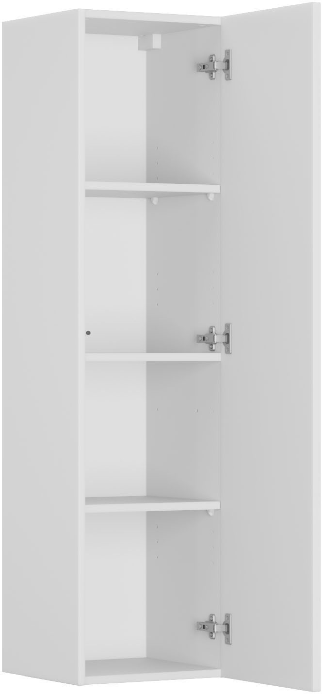 welltime Hängeschrank »FLOW SIMPLE rechts/links montierbar, Breite 35 cm, modernes Design« Schrank mit 3 Einlegeböden, Push-to-open-Function