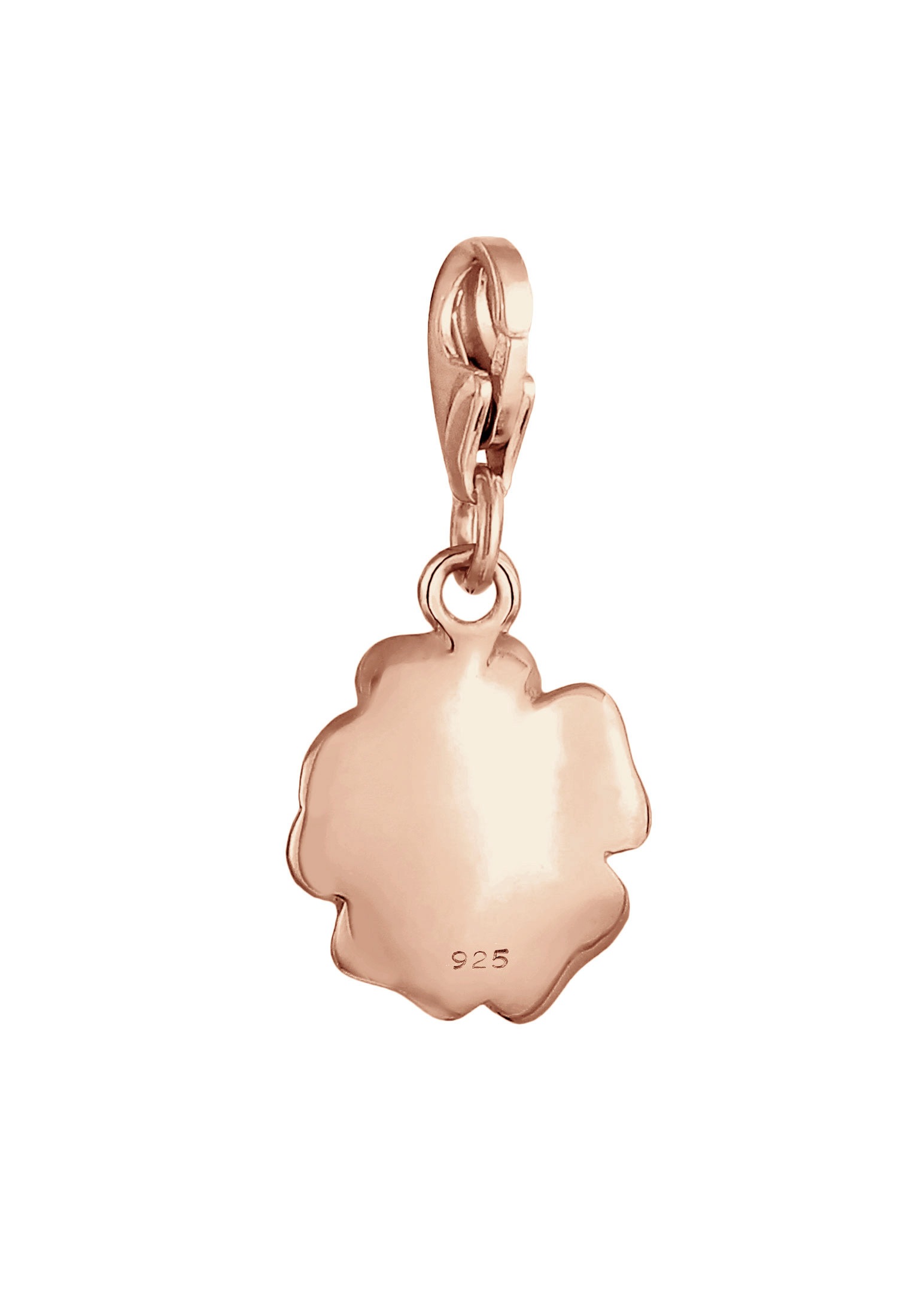 Nenalina Charm-Einhänger »Charm Anhänger Rose Blume Floral Blüte 925 Silber«