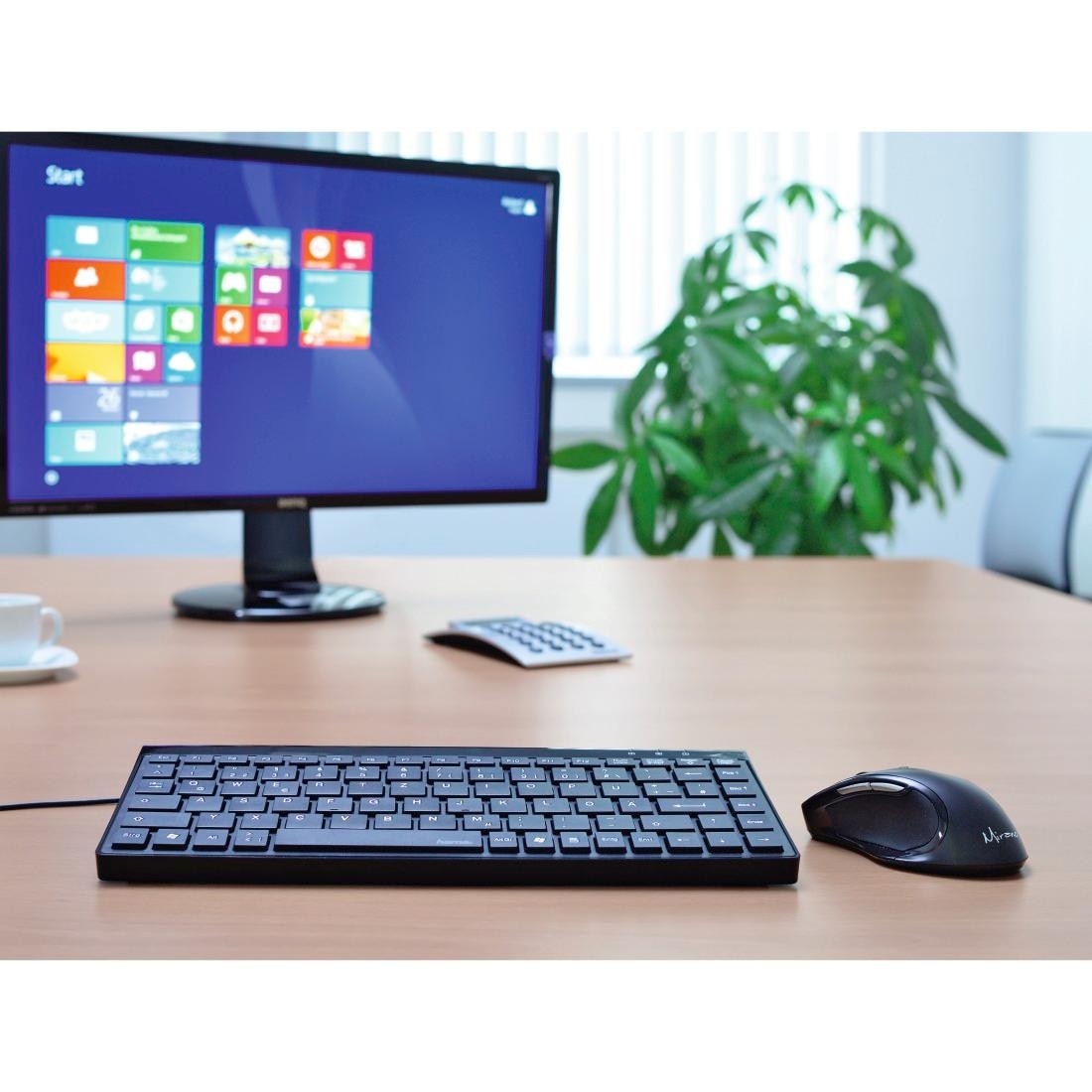 Hama PC-Tastatur »Slimline Mini-Keyboard "SL720", Schwarz«