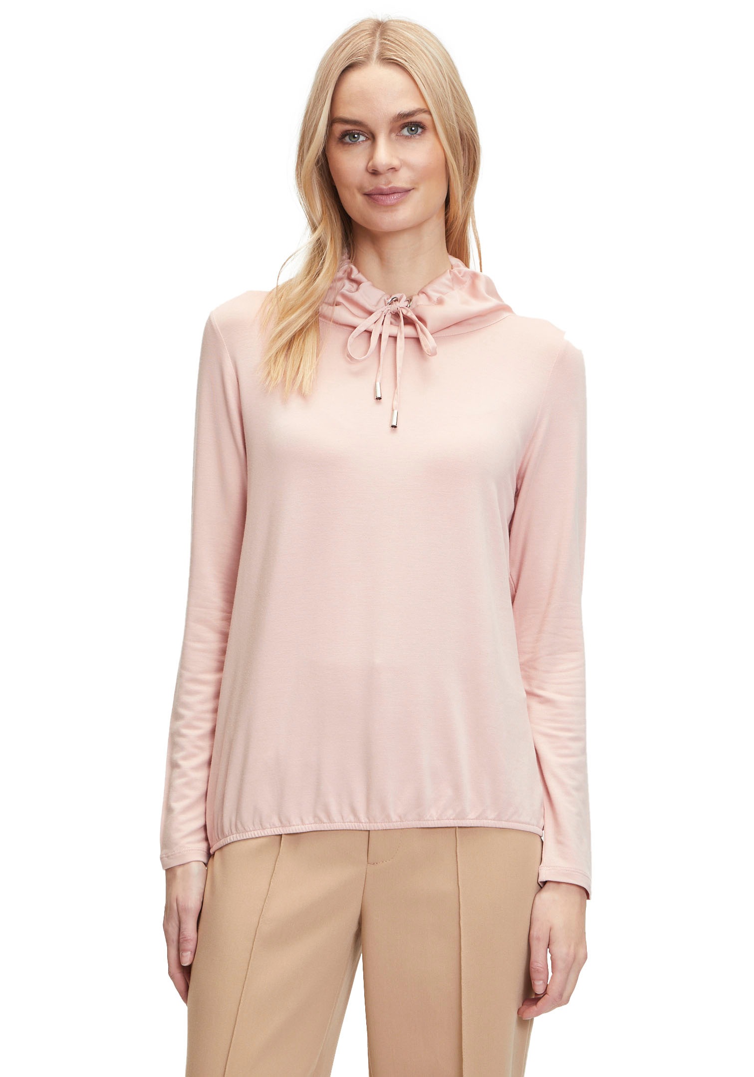 Betty Barclay Wasserfallshirt, mit Gummizugbündchen