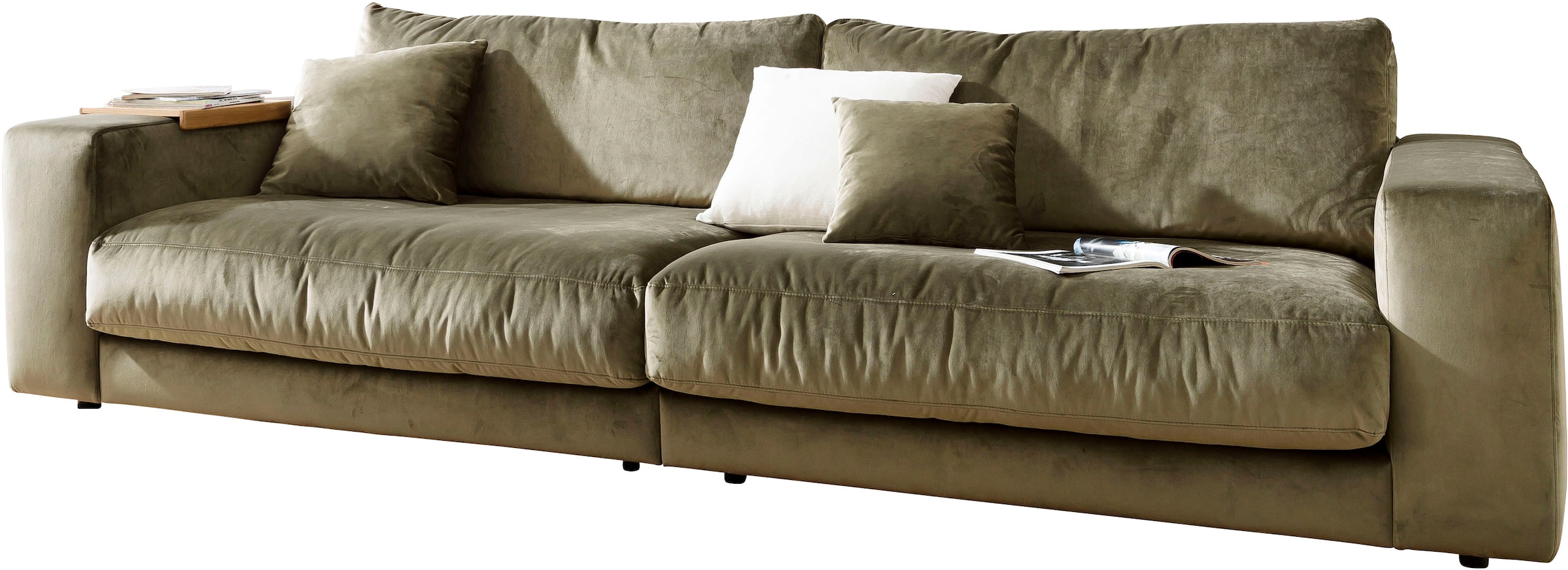 3C Candy Big-Sofa »Enisa II«, incl. 1 Flatterkissen, Wahlweise mit Flecken-Schutz-Bezug Easy care