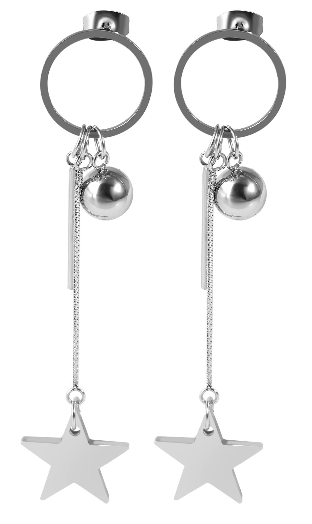 Adelia´s Paar Ohrhänger »Damen Ohrringe ¿ Ohrhänger aus Edelstahl«