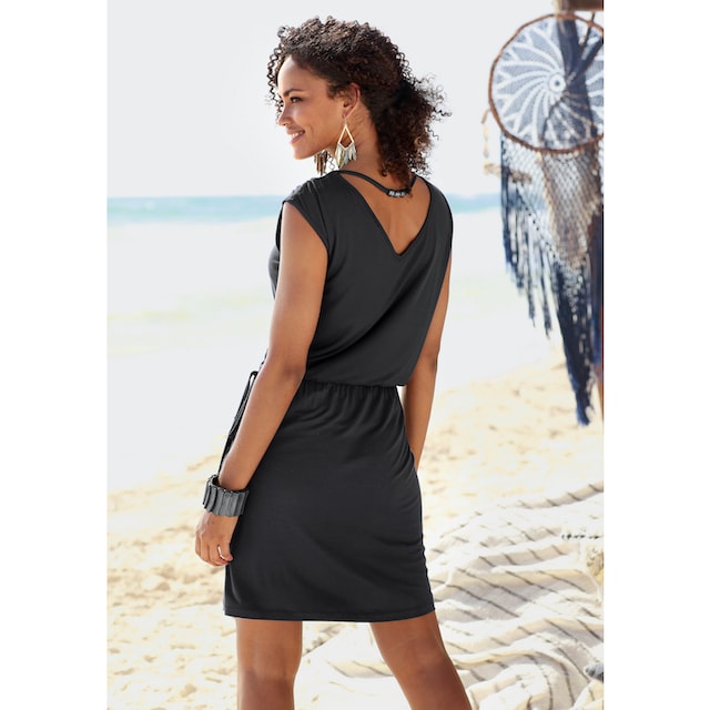 LASCANA Jerseykleid, mit Zierband am Rücken im OTTO Online Shop