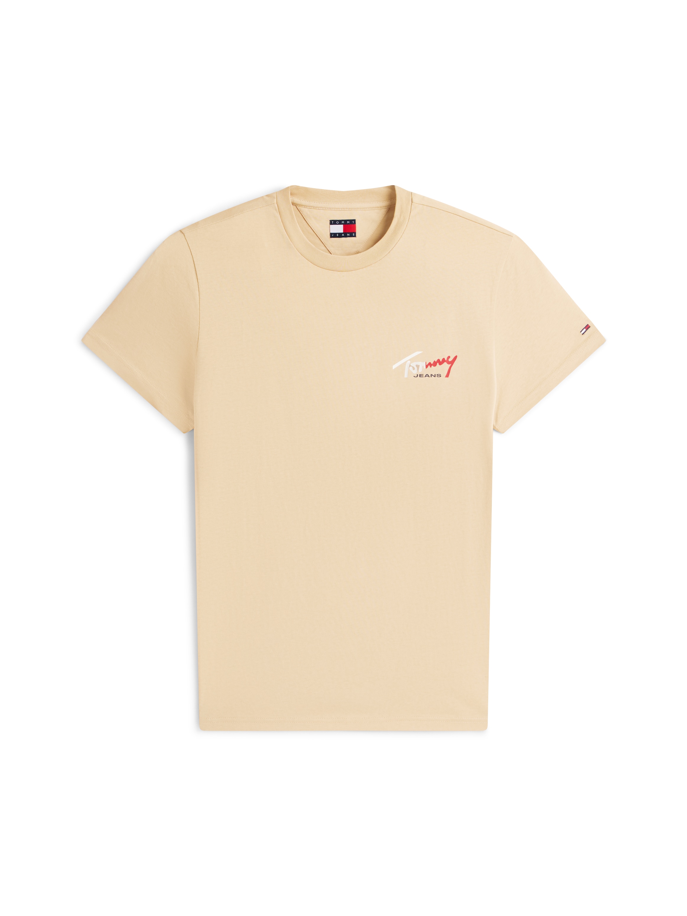 Tommy Jeans T-Shirt »TJM SLIM FIT SIGN CHEST« mit Markenprint