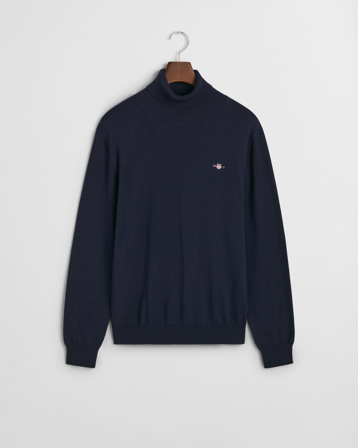 Gant Strickpullover »CTN/WO ROLLNECK« Mit Rundhalsausschnitt