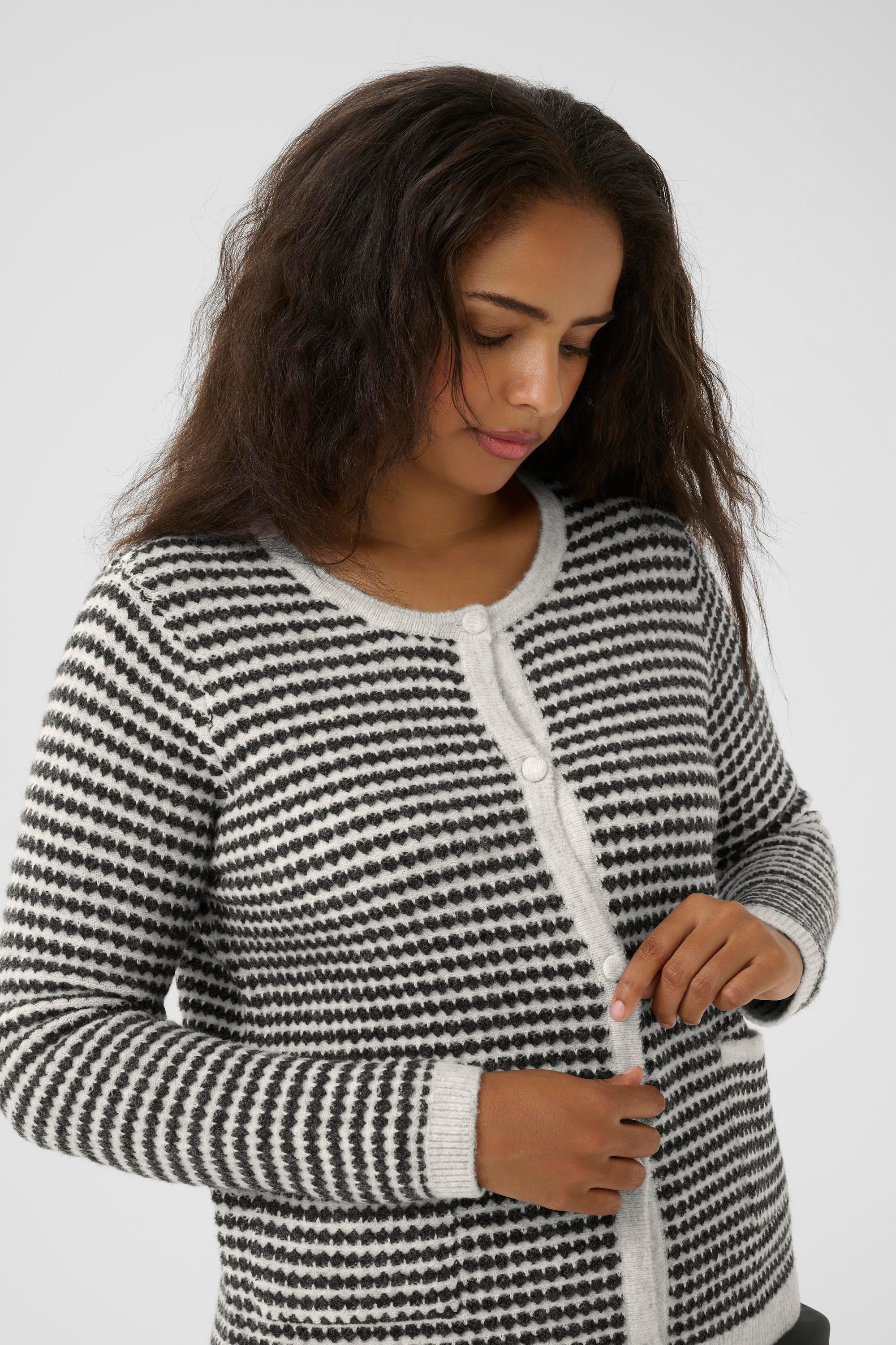 KAFFE Curve Strickjacke »Damen Strickjacke KCelanna«