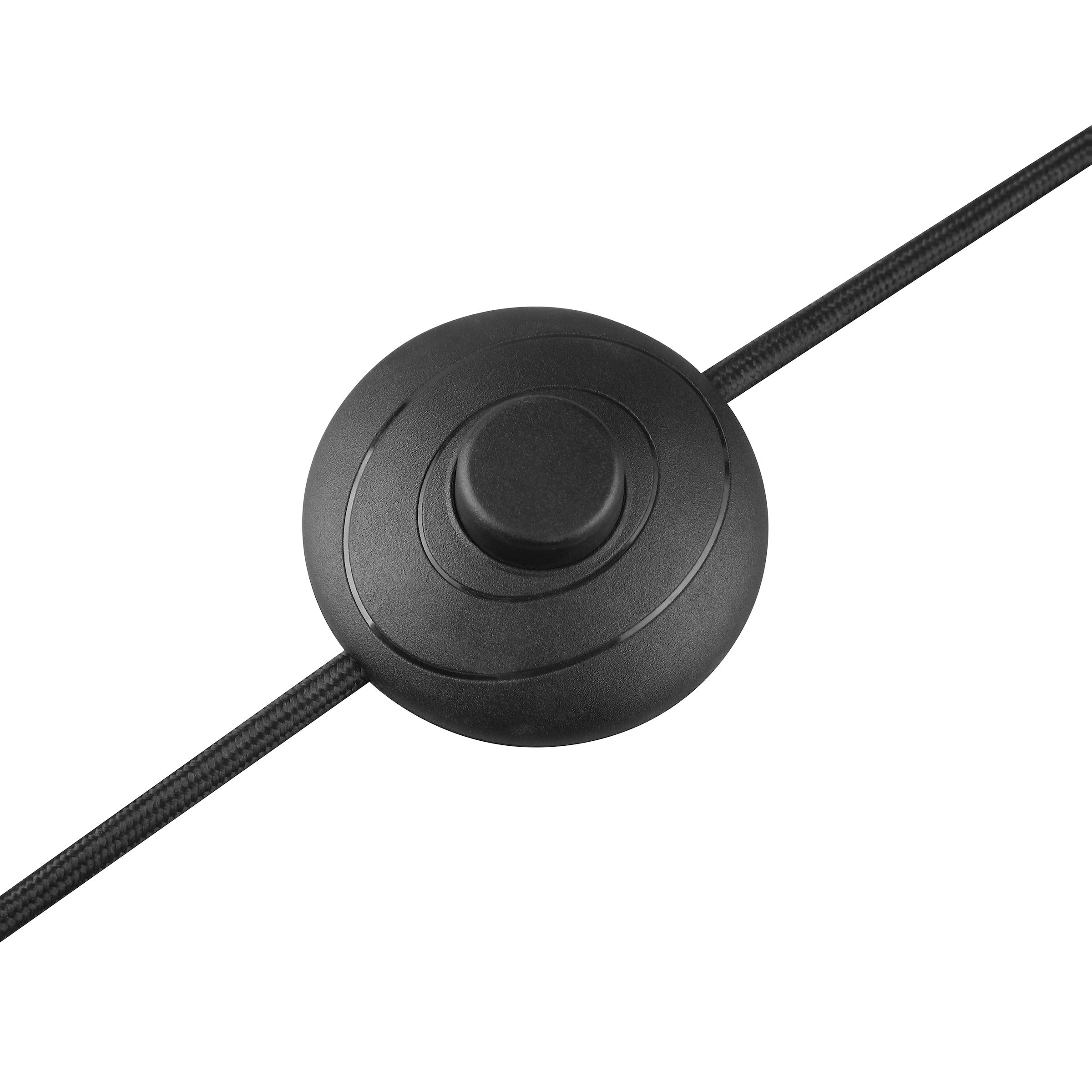 OTTO home Stehlampe »Stellan« E27 1 Stk. Bogenlampe Textilschirm Stoff Ø 36cm, E27, Fußschalter, Bogenleuchte