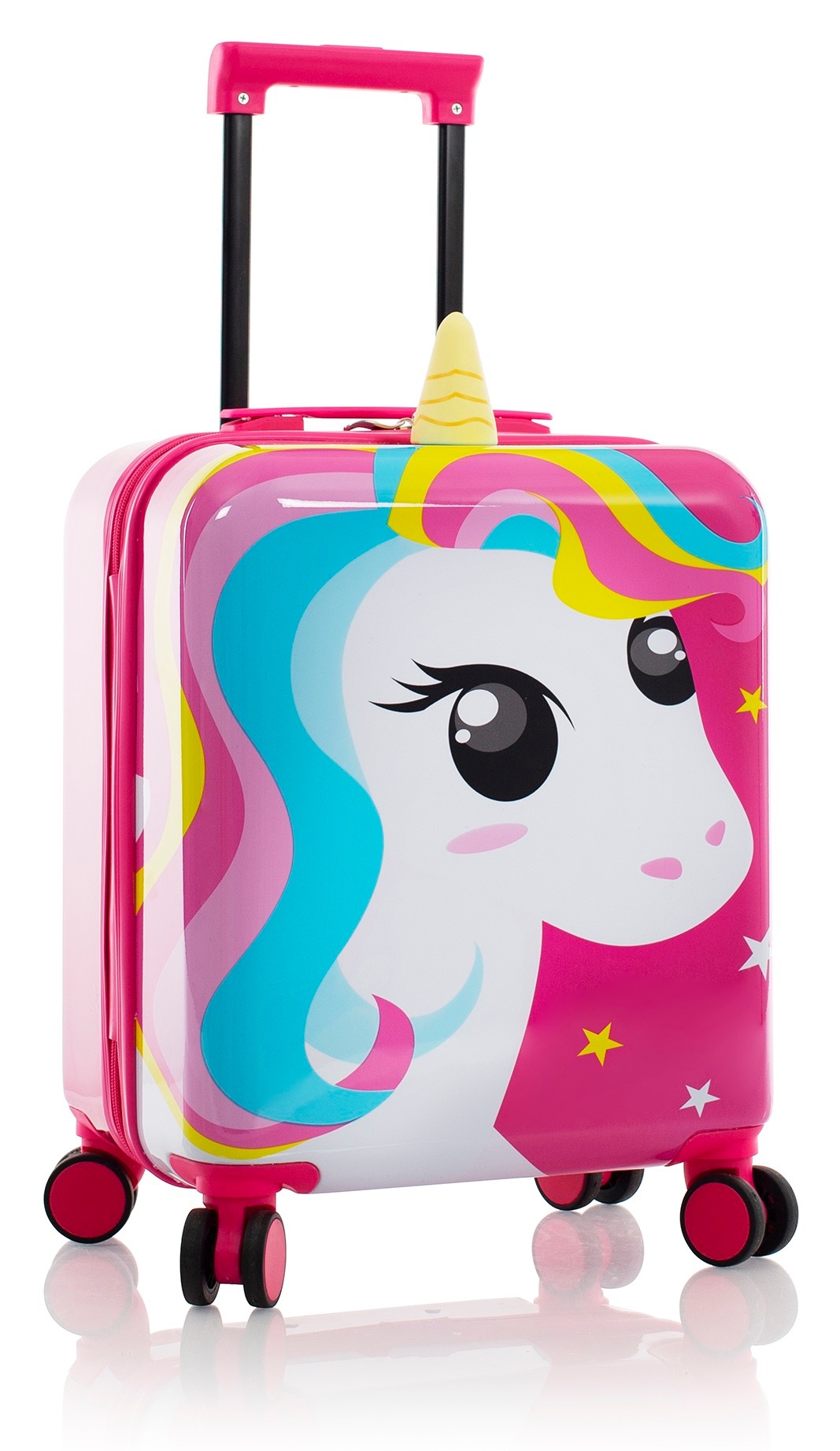 Heys Kofferset »Super Tots, 46 cm, Einhorn«, (Set, 2 tlg., Kinderkoffer und Rucksack), Heys x Joachim Llambi Kindertrolley Kinder Reisegepäck