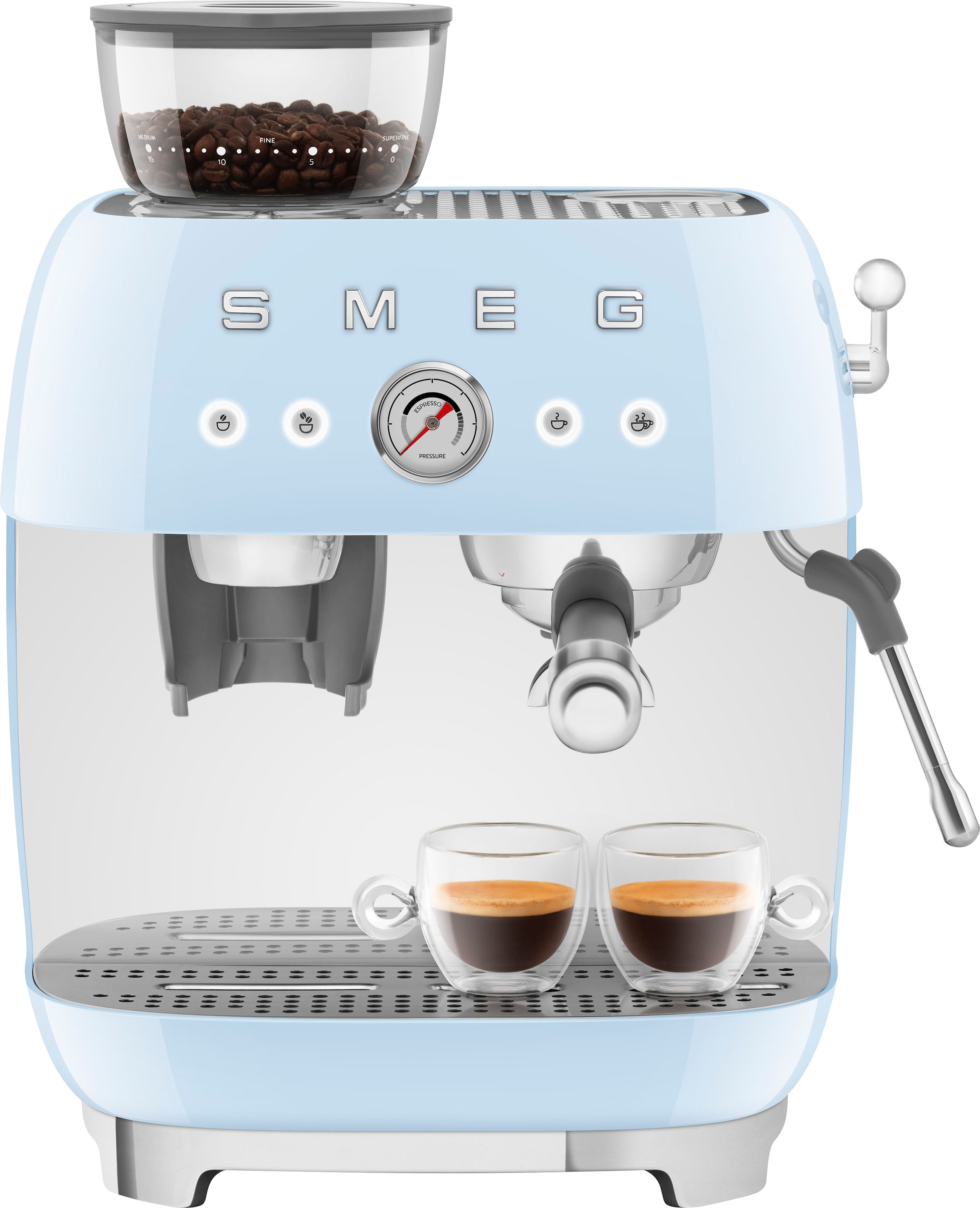 Espressomaschine »EGF03PBEU«, mit integrierter Kaffeemühle