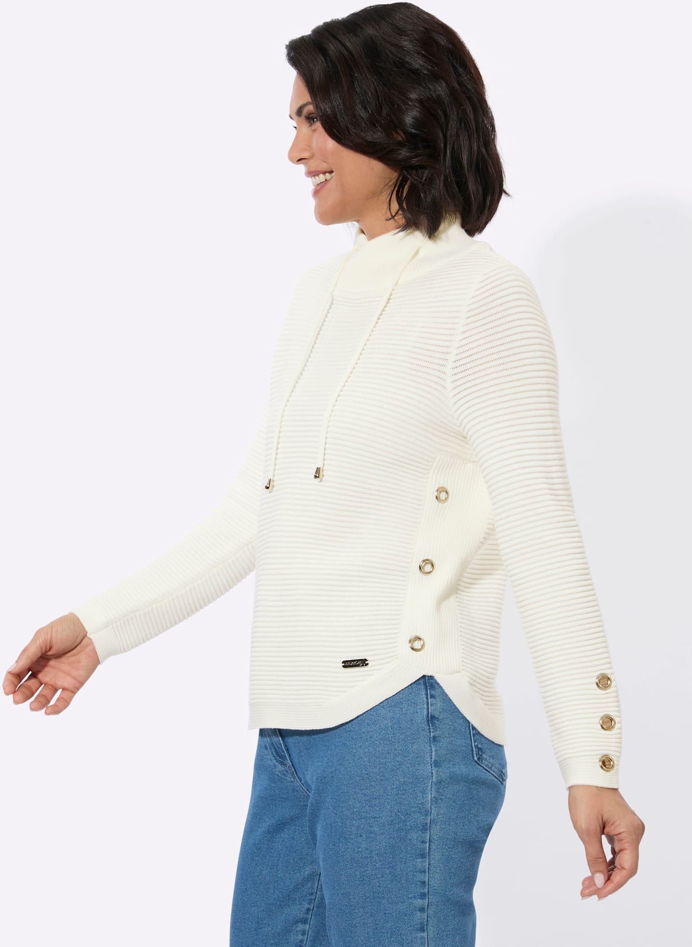 Casual Looks Strickpullover »Langarm-Pullover«