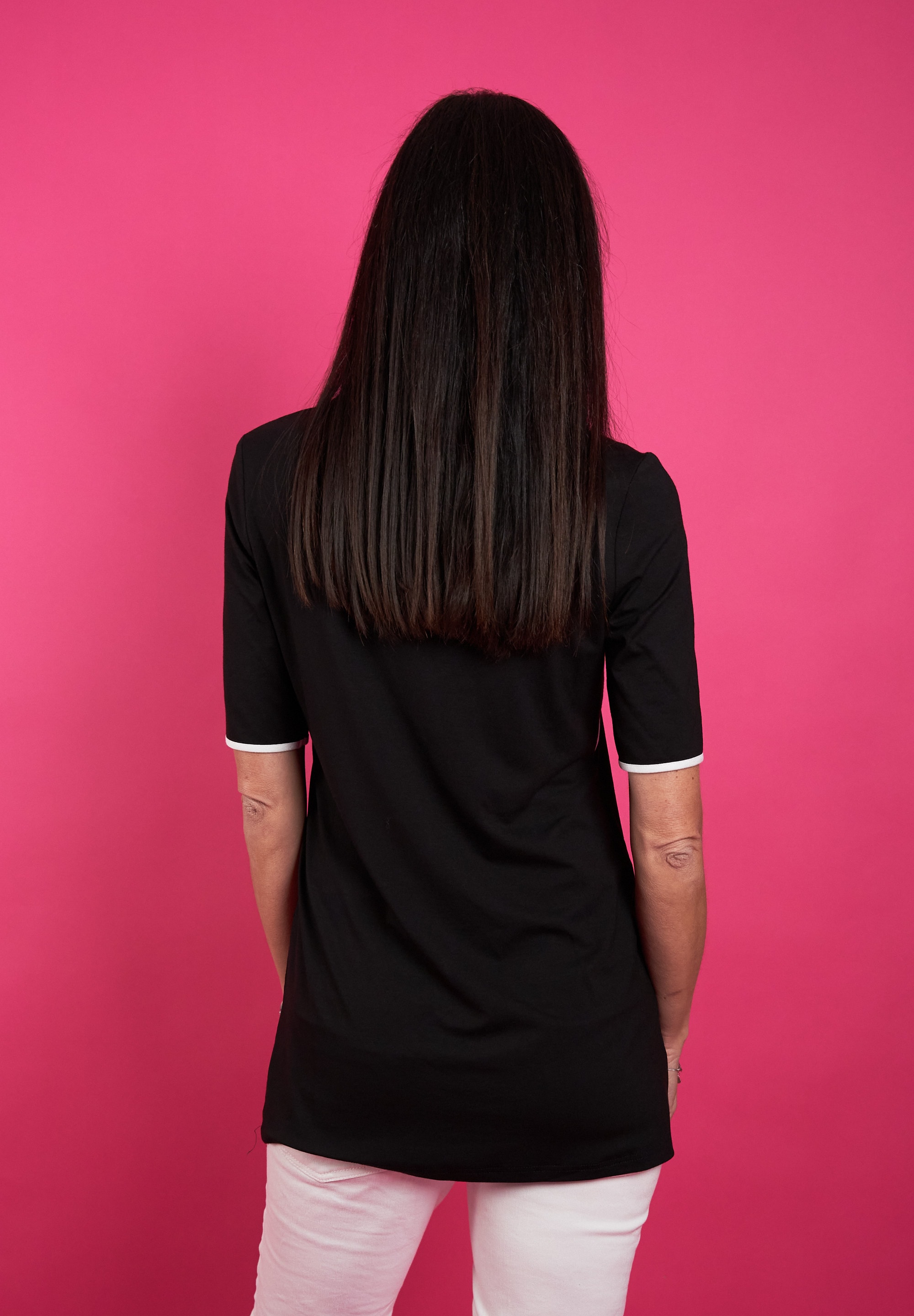 Seidel Moden T-Shirt, in 2in1 Optik, MADE IN GERMANY