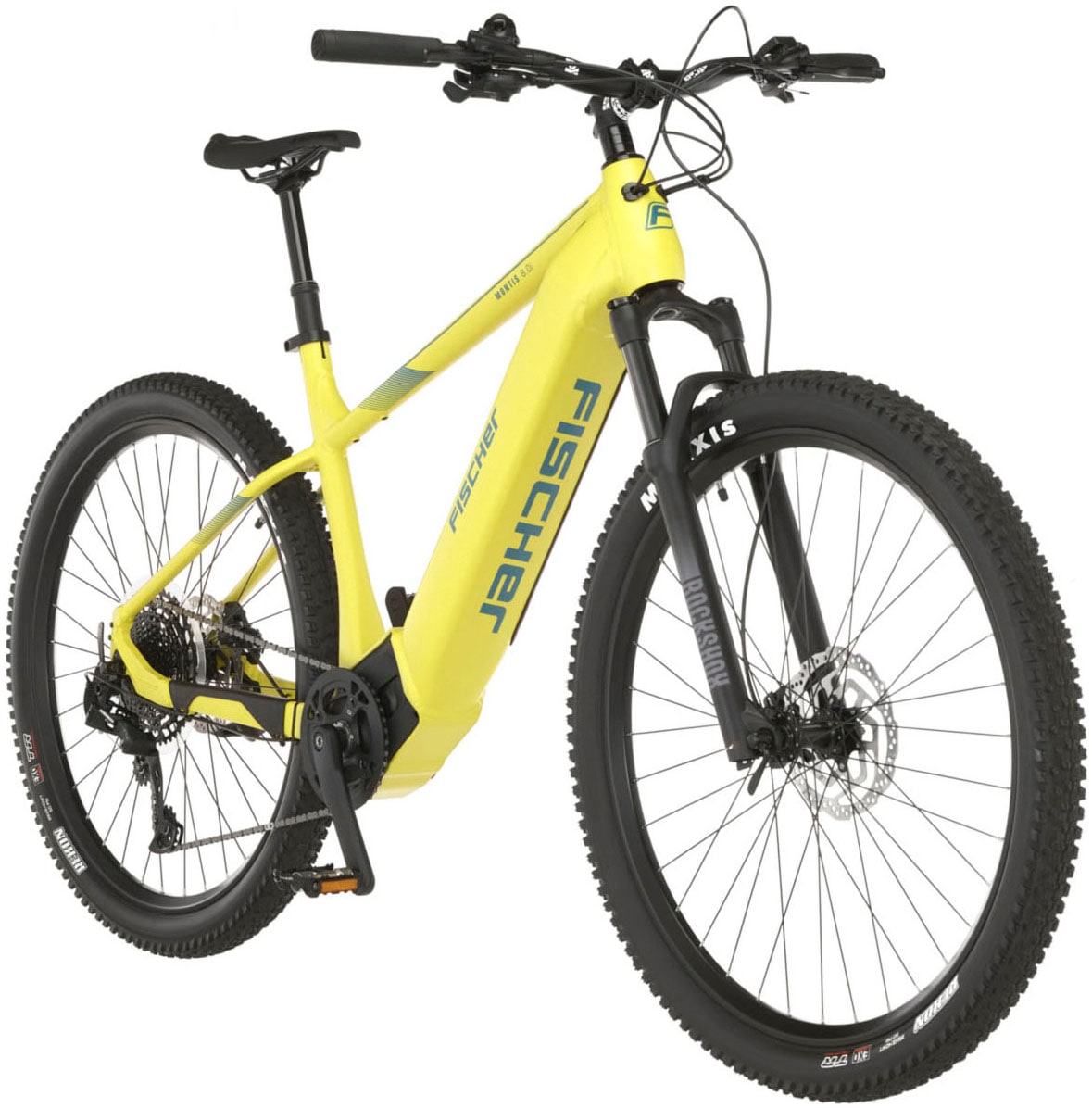 FISCHER Fahrrad E-Bike »MONTIS 8.0i 711 43«, 12 Gang, SRAM, SX 11-50 Kettenschaltung, (mit Akku-Ladegerät-mit Werkzeug), Pedelec, Elektrofahrrad für Damen u. Herren, MTB