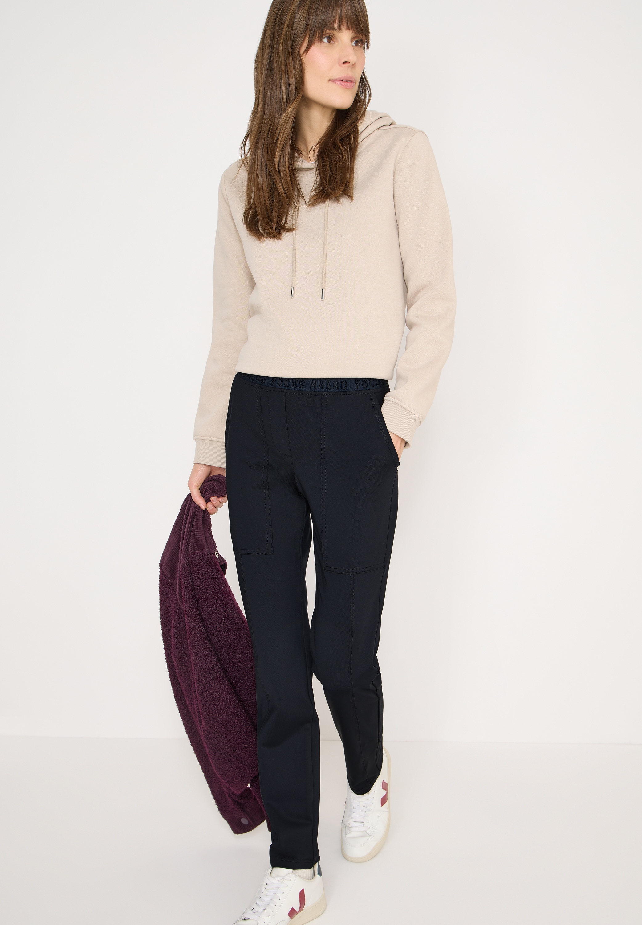 Cecil Stoffhose »Style Tracey«  mit Stretch und elastischem Bund