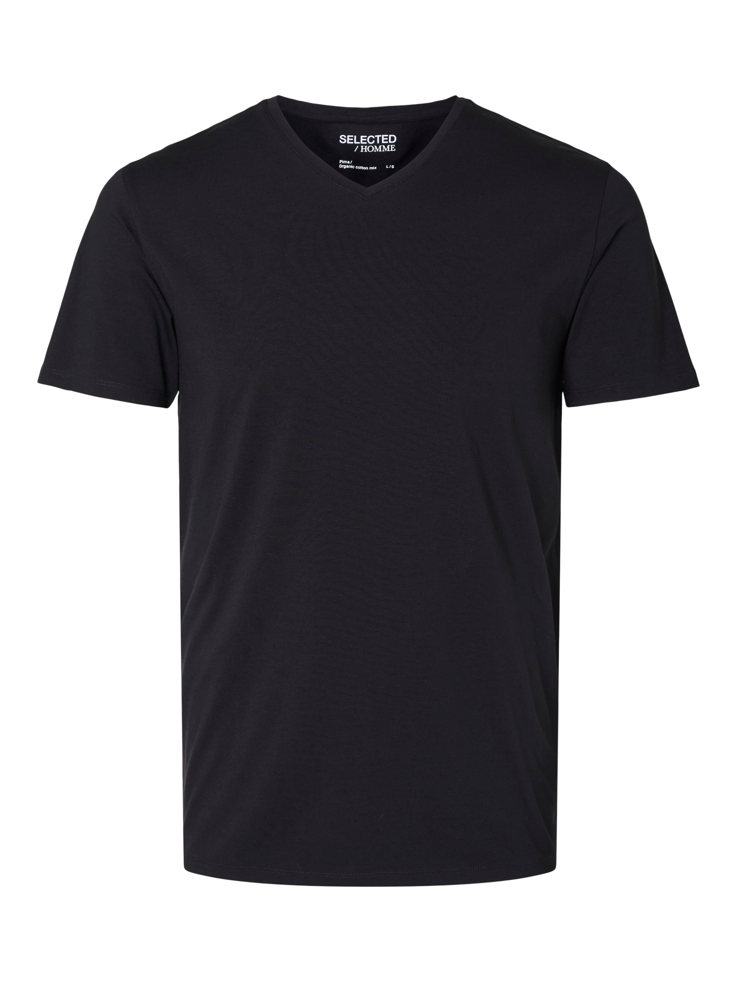 SELECTED V-Shirt »SLHNEWPIMA SS V-NECK TEE B NOOS«