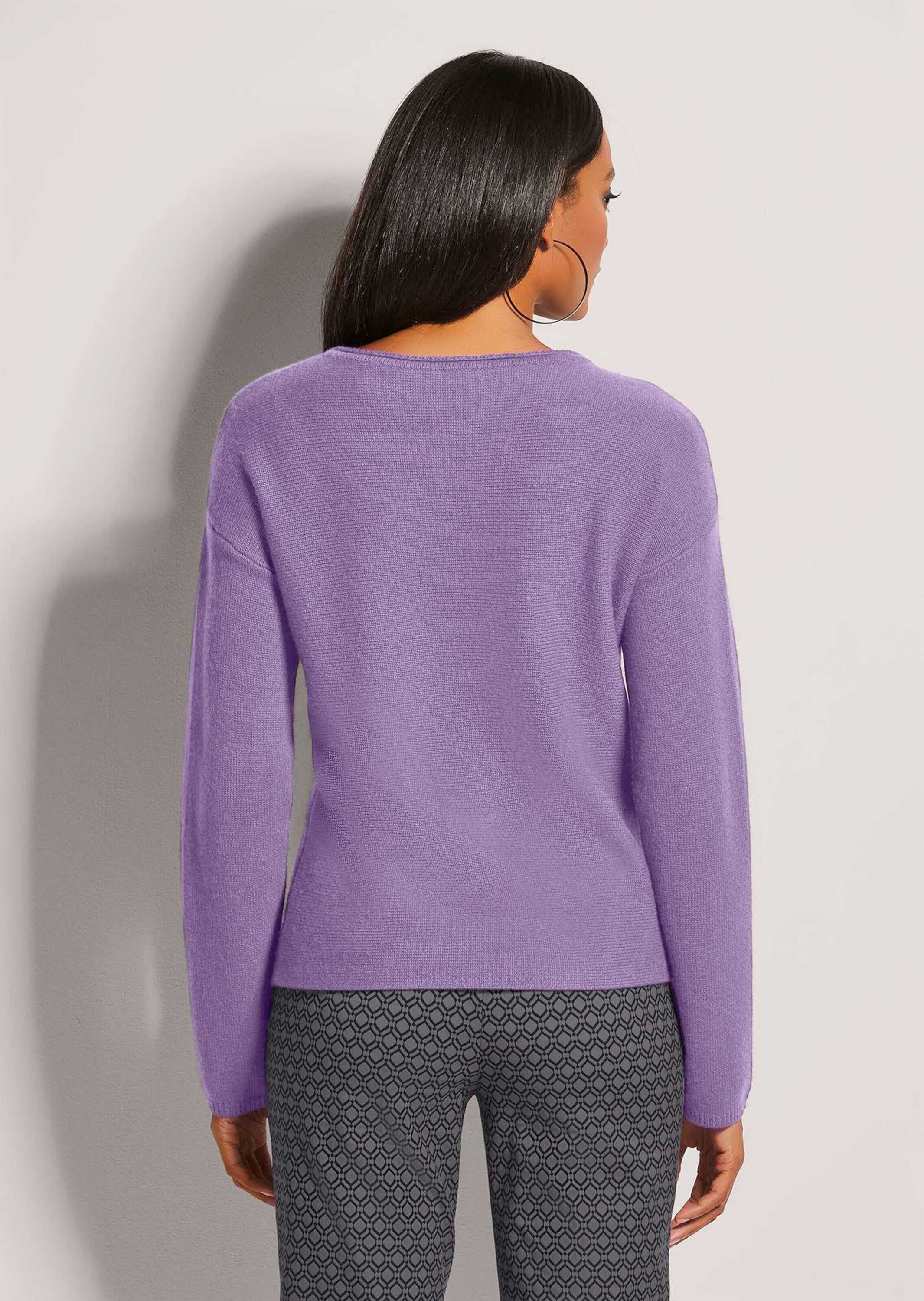 MADELEINE Longpullover »Pullover Kurzer V-Pullover«