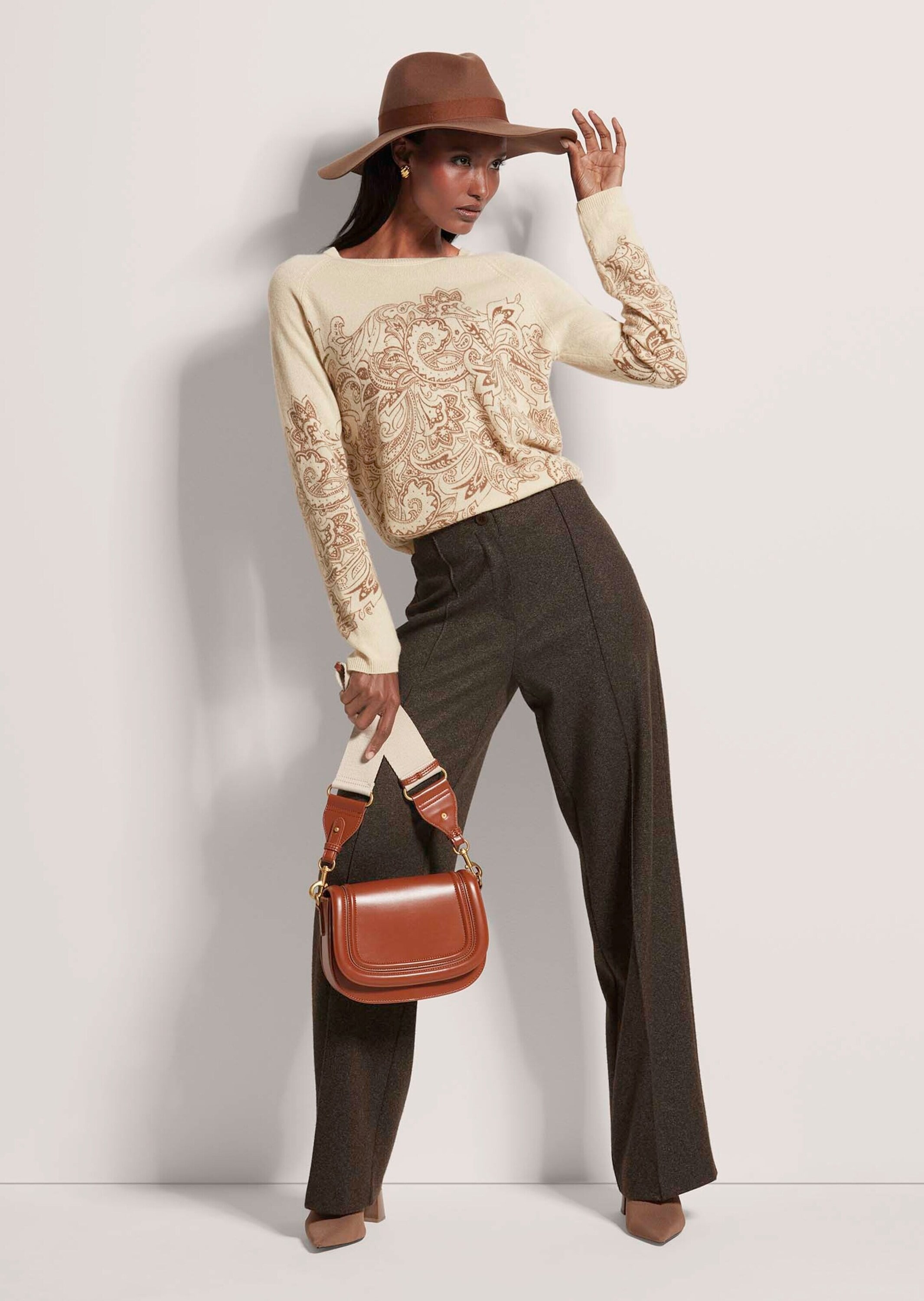 MADELEINE Longpullover »Kaschmirpullover Kaschmirpullover mit einzigartigem Print« Wertvoller Druck auf Kaschmir