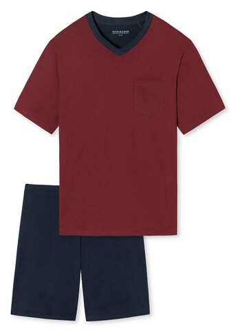 Schiesser Shorty, (2 tlg., 1 Stück), Shirt mit Minimaldruck kaufen