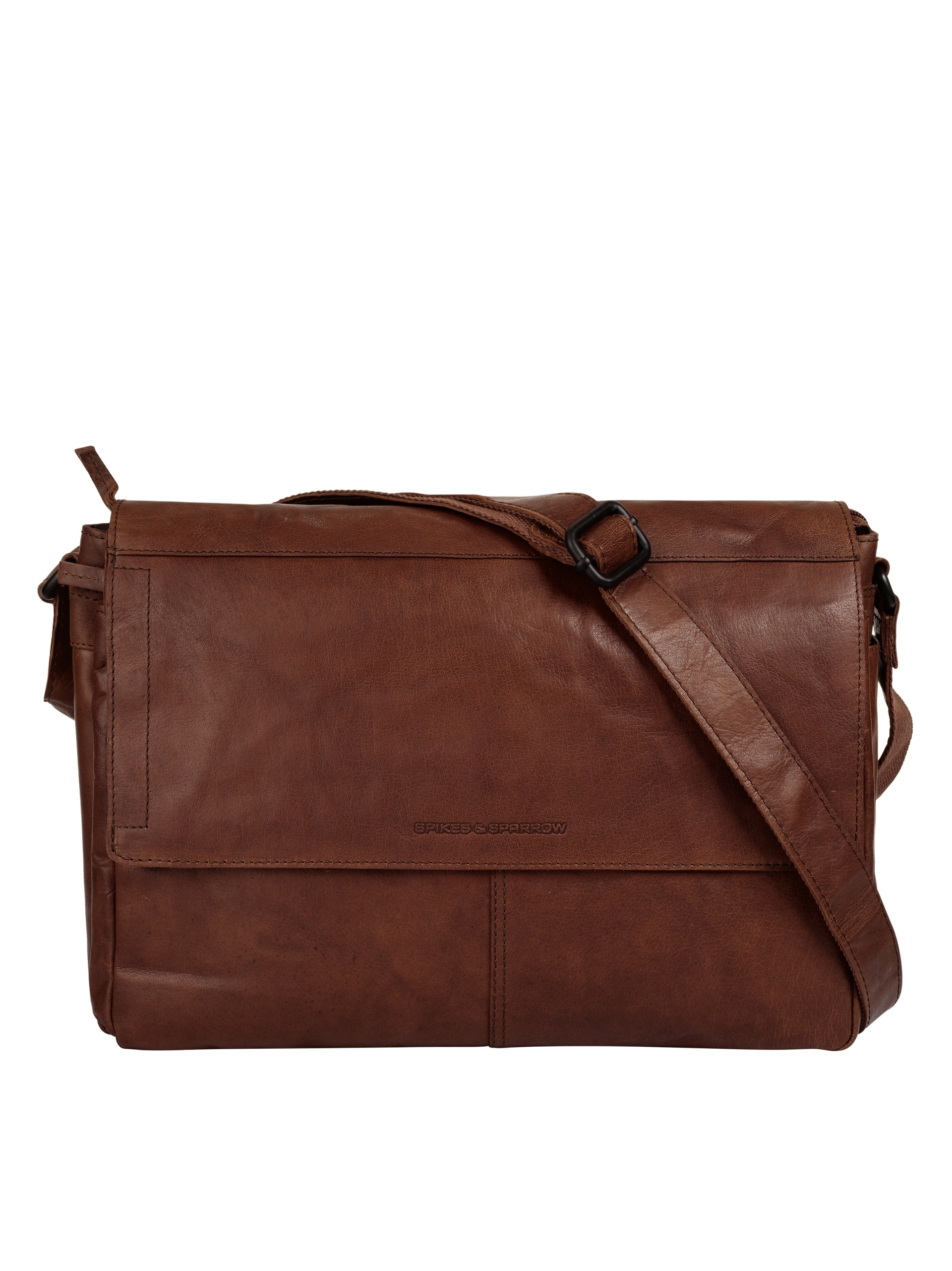 Spikes & Sparrow Messenger Bag, echt Leder