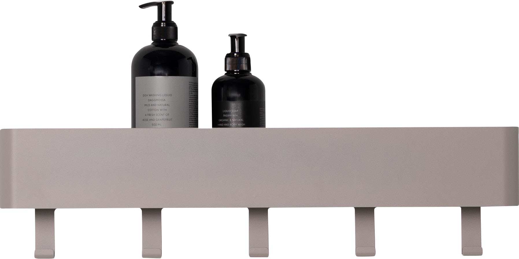 Spinder Design Garderobenhaken »Multi 5«, (1 St.), 2-in-1 Wandregal + Garderobe
