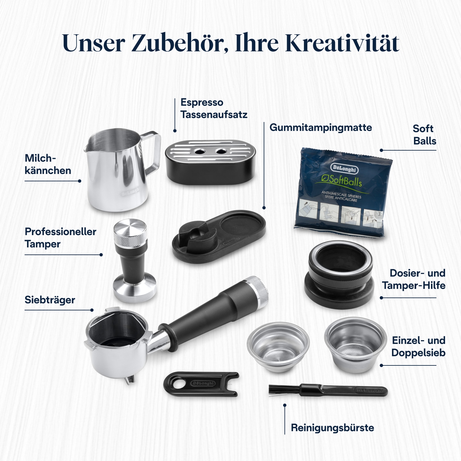 De'Longhi Espressomaschine »La Specialista Arte EC9155 - 4 Rezepte, 8 Mahlgradeinstellungen« 15 Mahlgrade, 3 Temperaturen, Milchschaumdüse