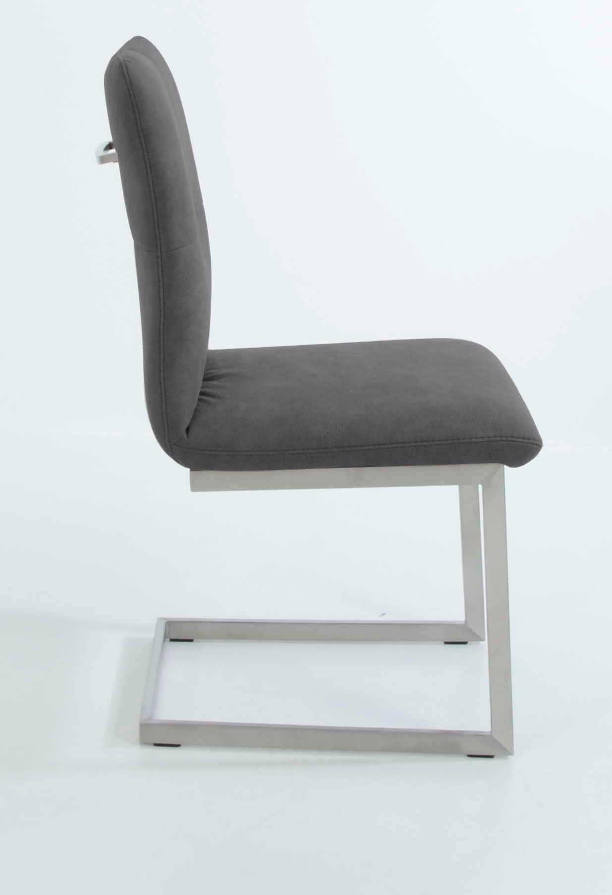 K+W Komfort & Wohnen Freischwinger »6511« () Freischwinger mit Hochkantrohr und praktischem Metallgriff am Rücken