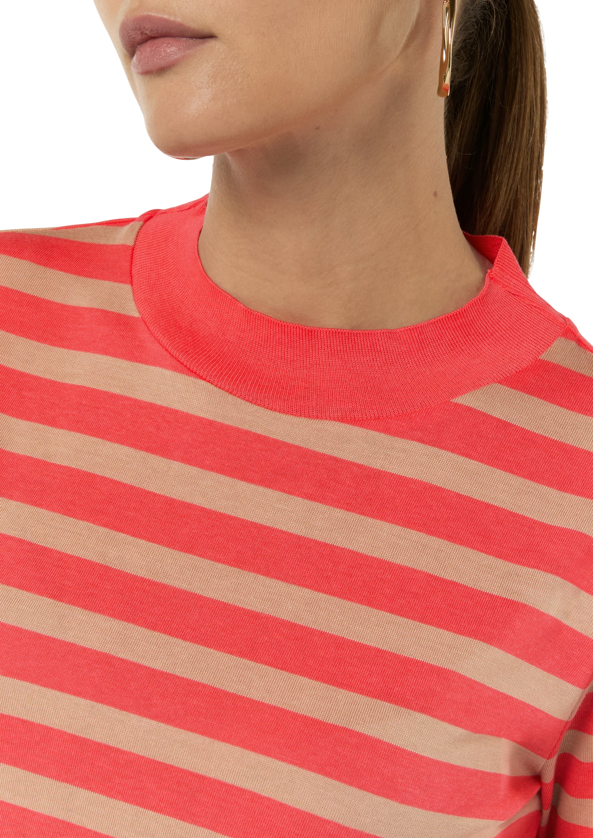 Comma T-Shirt, im Streifen-Optik