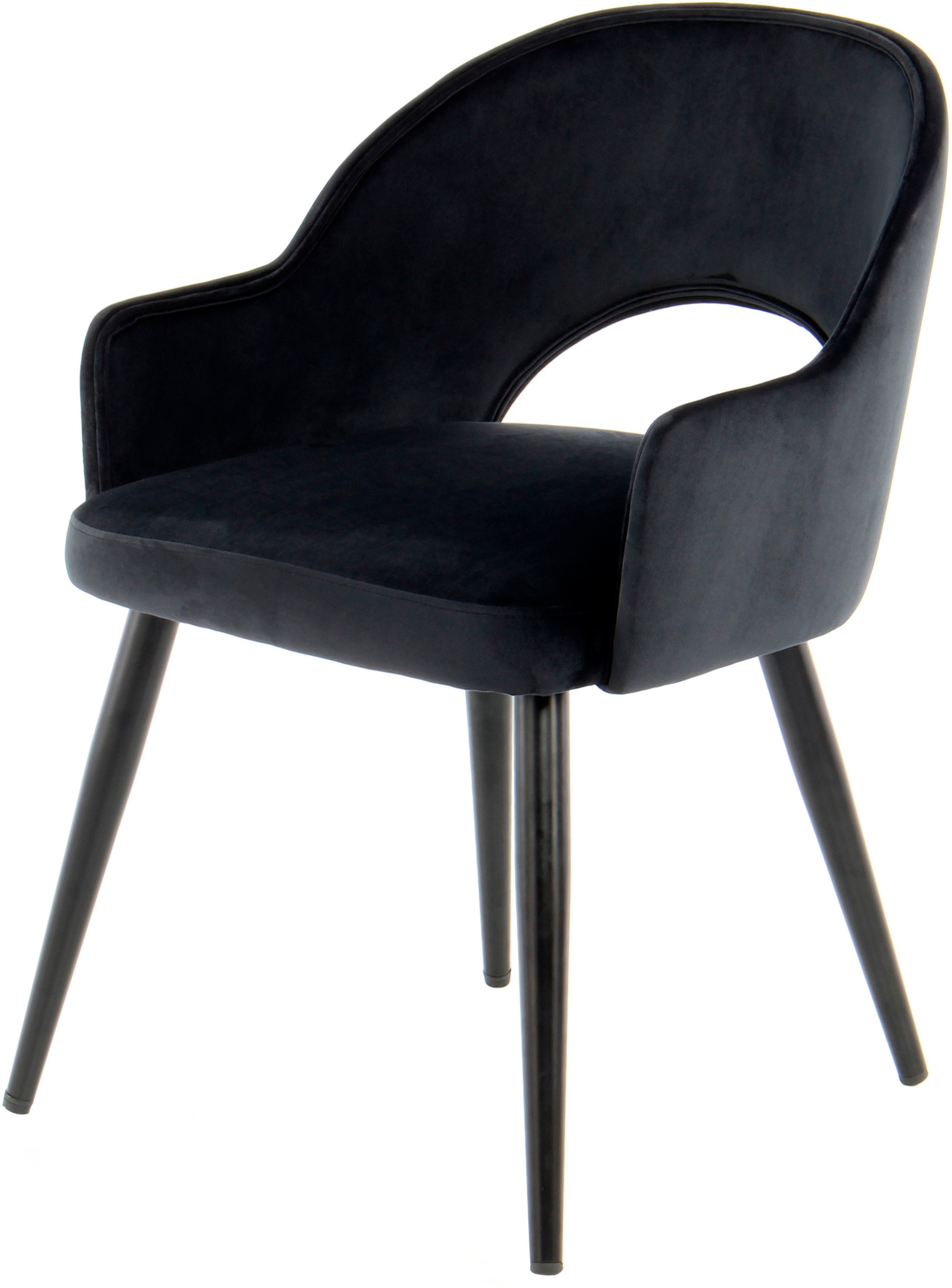 Kayoom Stuhl »Joris 110 2er-Set in schwarz, Größe B/H/T: 55 cm x 77 cm x 59,5 cm