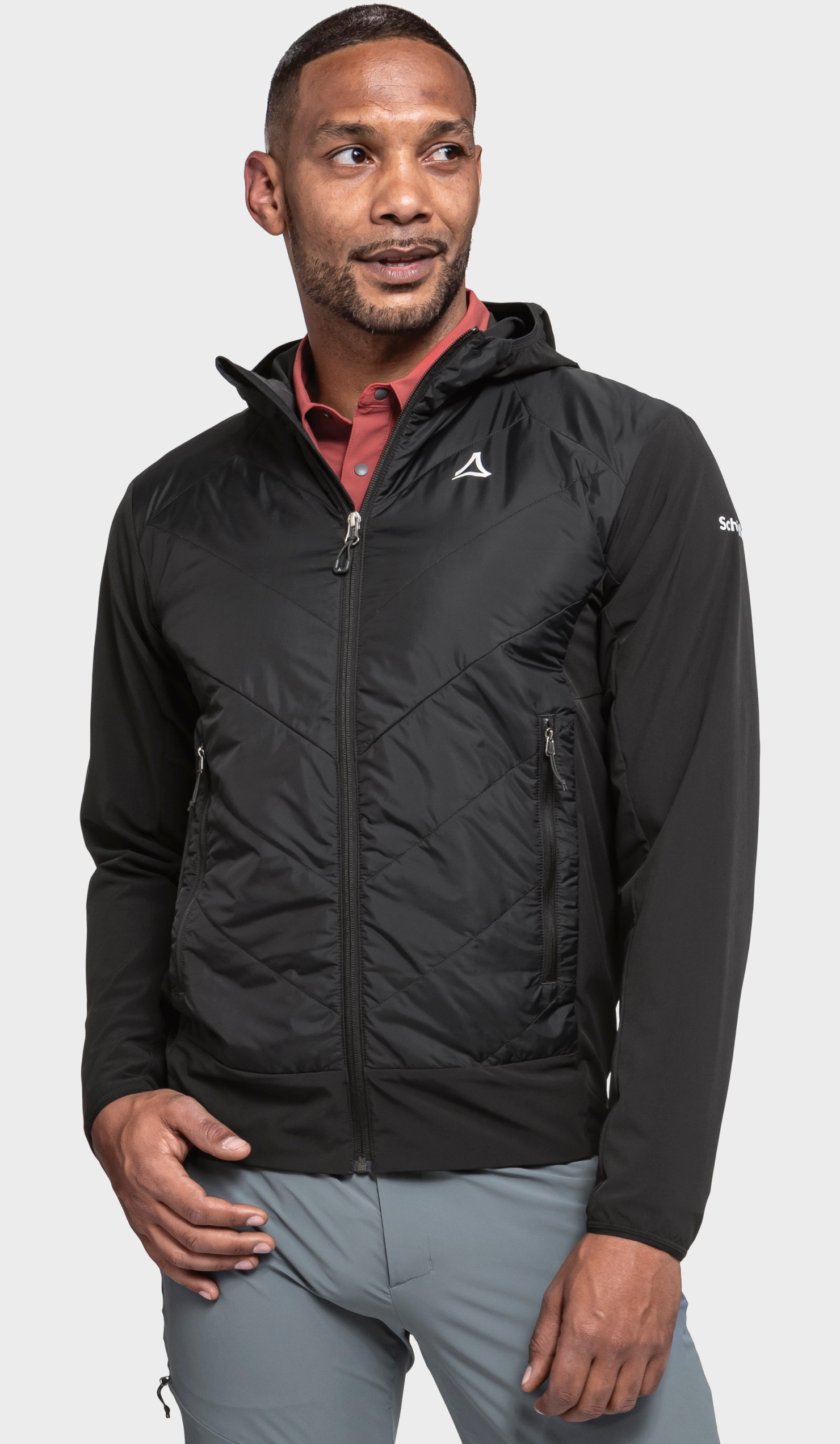 Schöffel Funktionsjacke »Hybrid Jk Style Blaueis MNS« mit Kapuze