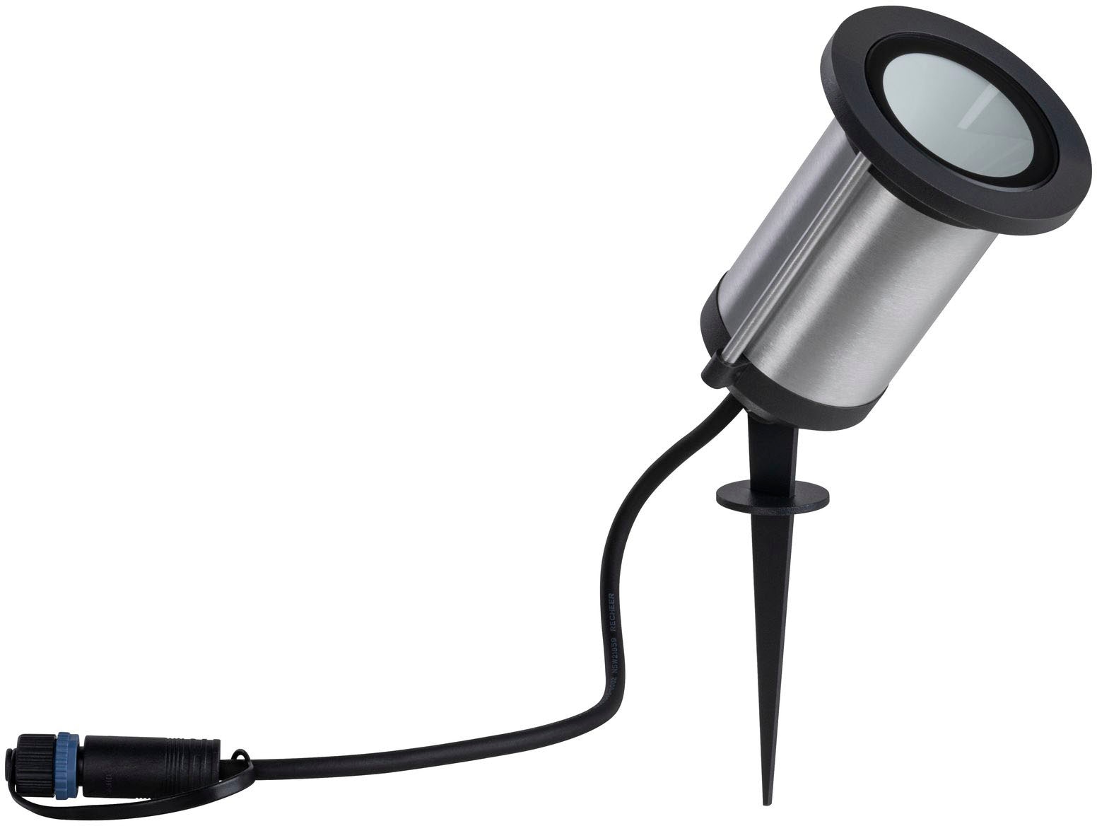 Paulmann LED Gartenstrahler »Plug & Shine«, 1 flammig, Leuchtmittel LED-Modul | LED fest integriert, LED-Modul, 3000K 24V IP65 Anthrazit