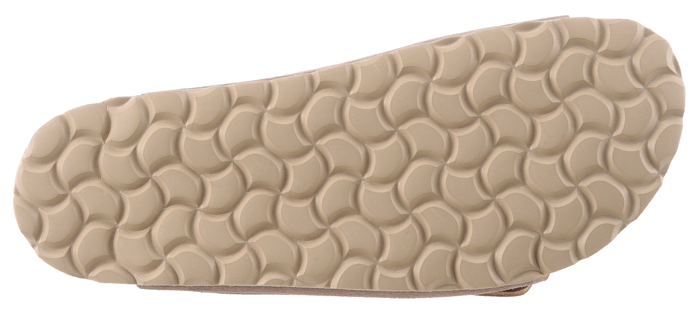 VERBENAS Pantolette »Randell Velour«, Sommerschuh, Schlappen, Hausschuh, Urlaubschuh mit Softfußbett