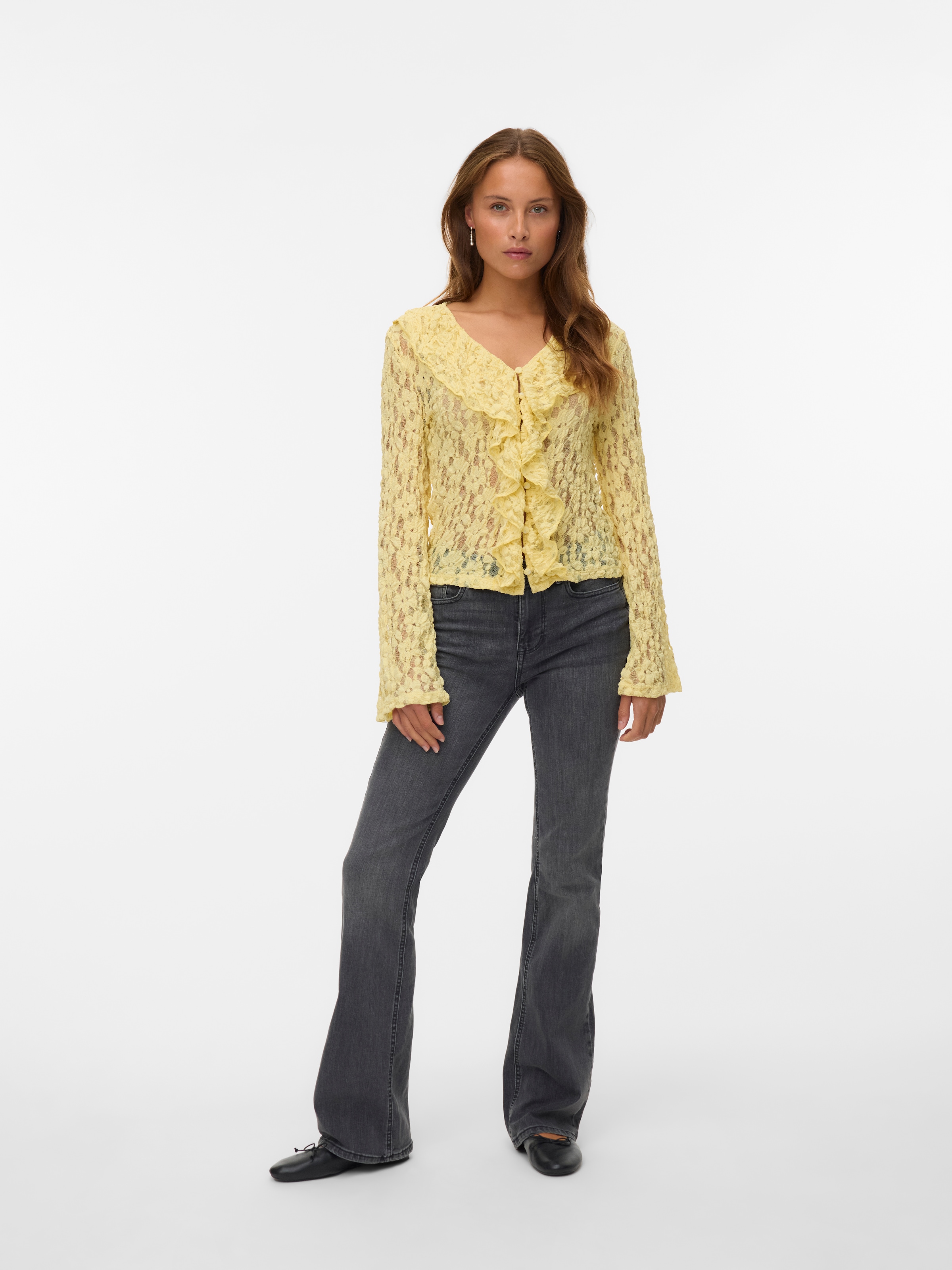 Vero Moda Bootcut-Jeans »VMFLASH MR FLARED POCKET JNS RA225 NOOS«