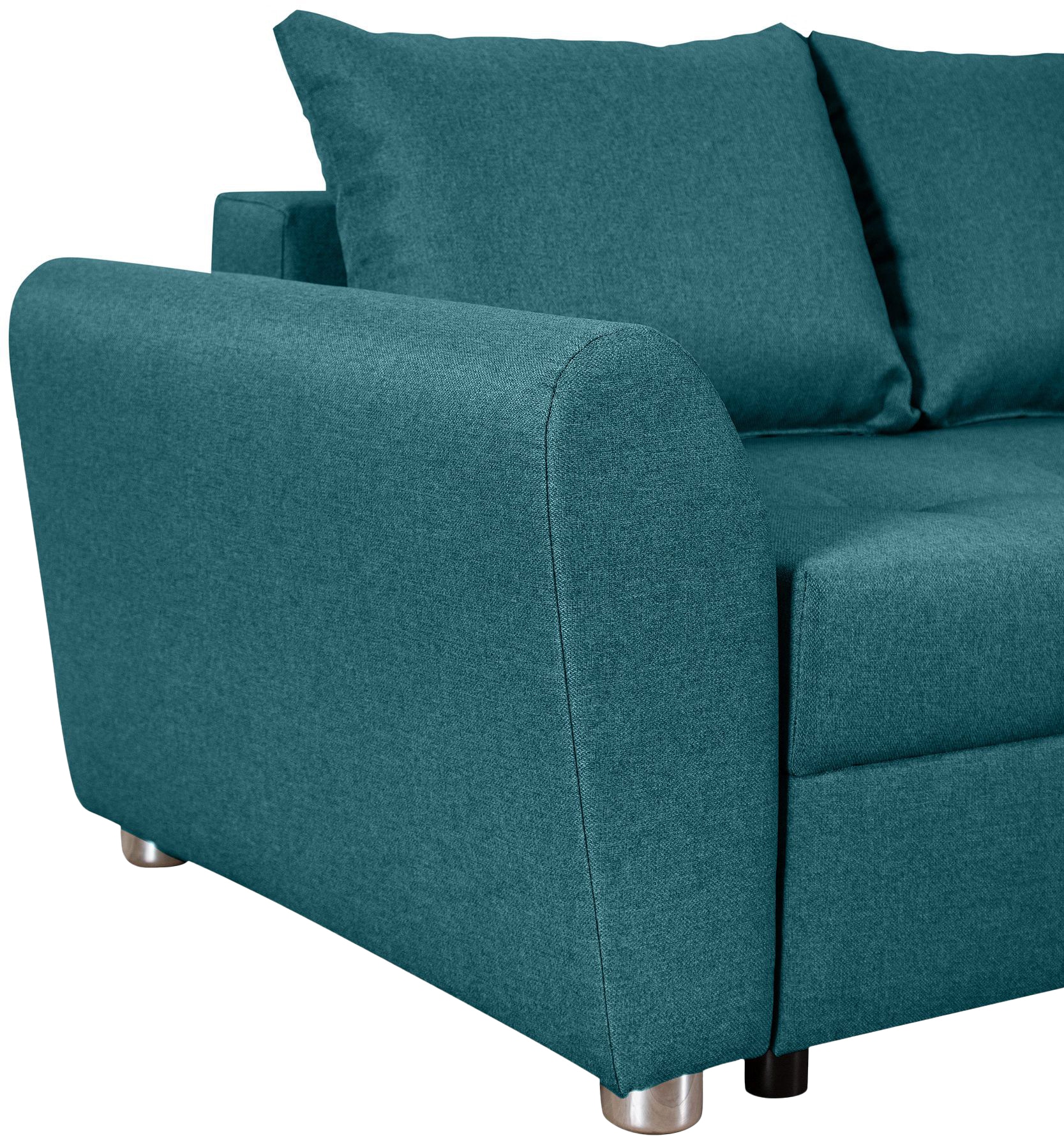 COLLECTION AB Ecksofa »Jana L-Form«, inkl. Bettfunktion,Bettkasten und Bonnelfederkern