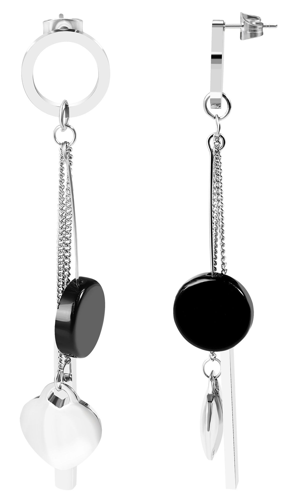 Adelia´s Kettenanhänger »Damen Anhänger ¿ Herz Münzanhänger aus Edelstahl«