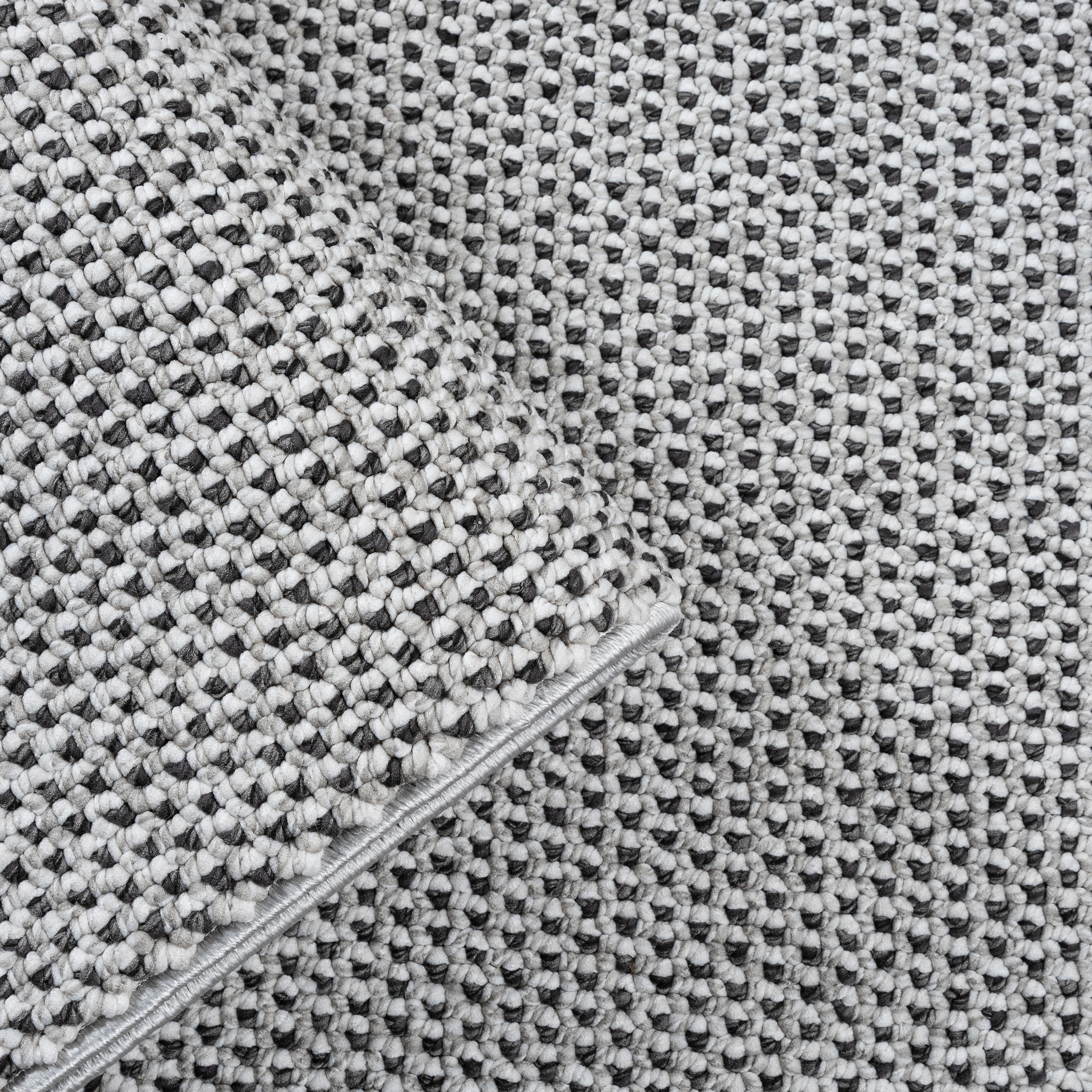 Sanat Teppich »Lora Plus , auch als Läufer« rechteckig 5 mm Höhe Kurzflor, uni, gekettelt, Wohnzimmer, Kinderzimmer