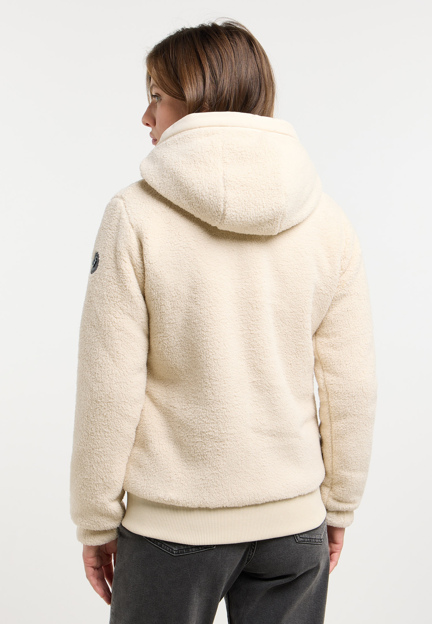 Ragwear Fleecejacke »COUSY SHORT« mit Kapuze