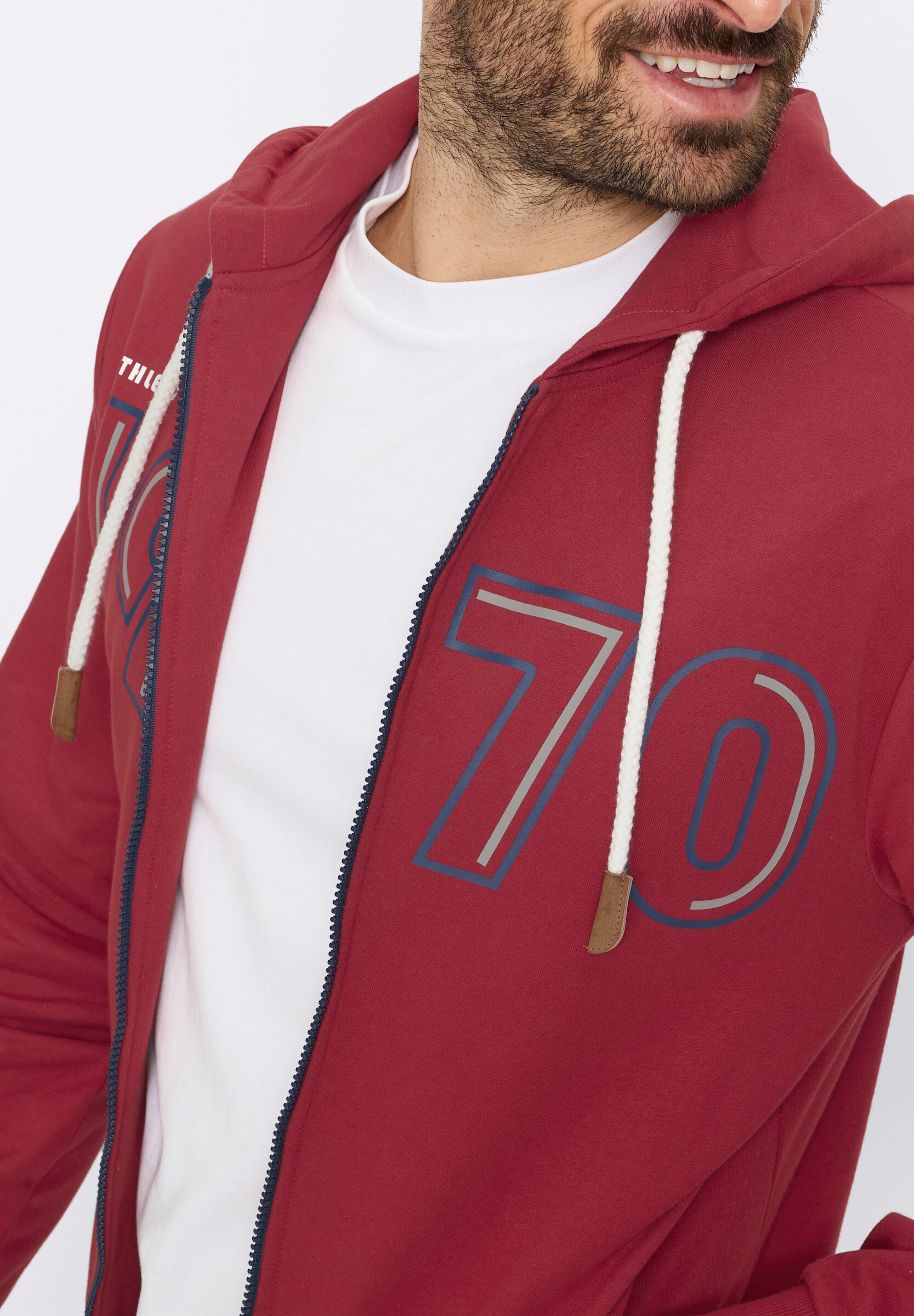 Witt Shirtjacke »Sweatjacke Sweatjacke mit Front-Druck«