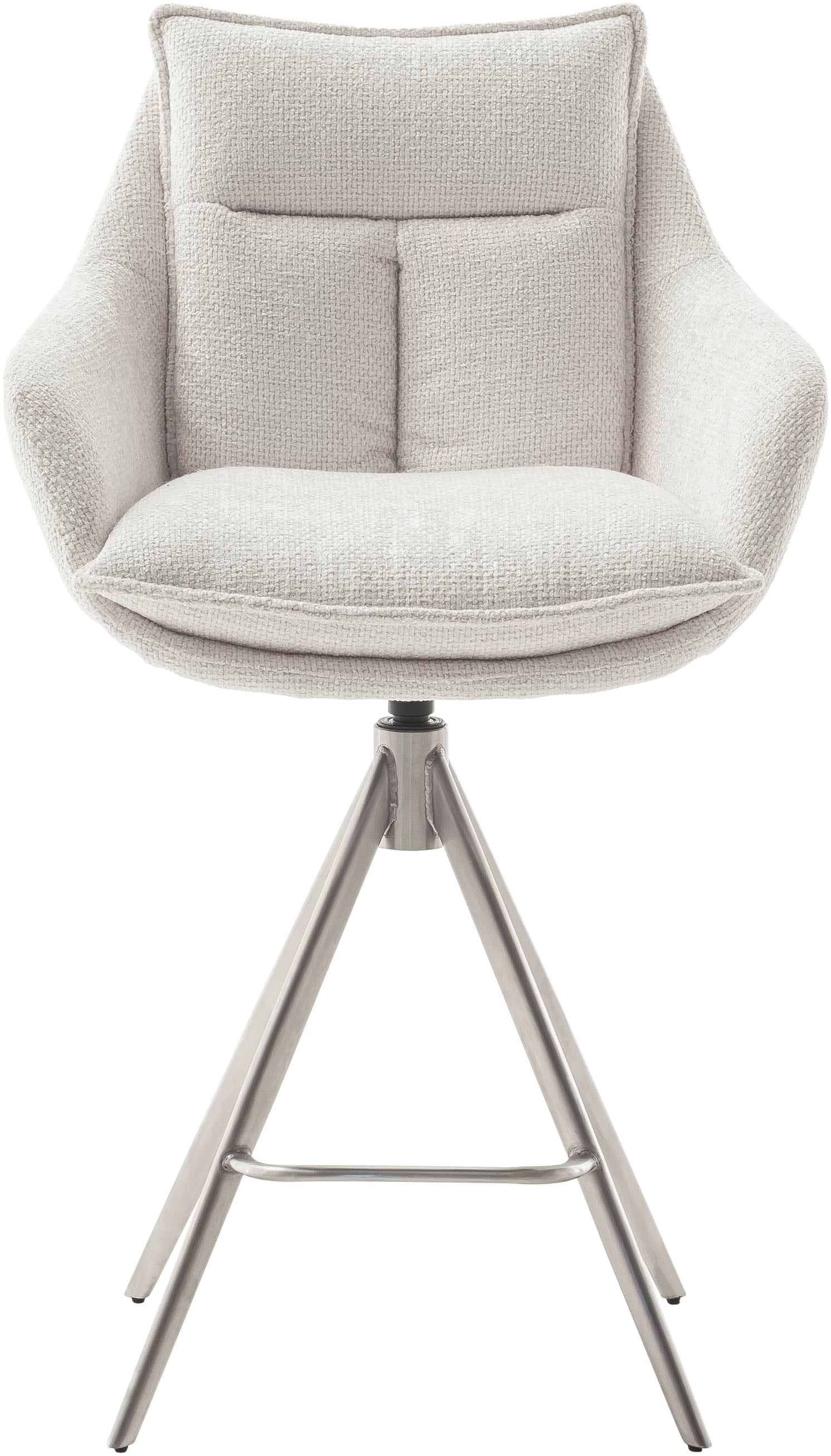MCA furniture Bistrostuhl »Parker Tresenstuhl mit Armlehnen Tresenhocker«, (Set), 2 St., Struktur weich, Barhocker,Barmoebel,Barstuhl,360° drehbar,mit Lehne,belastbar 120 kg