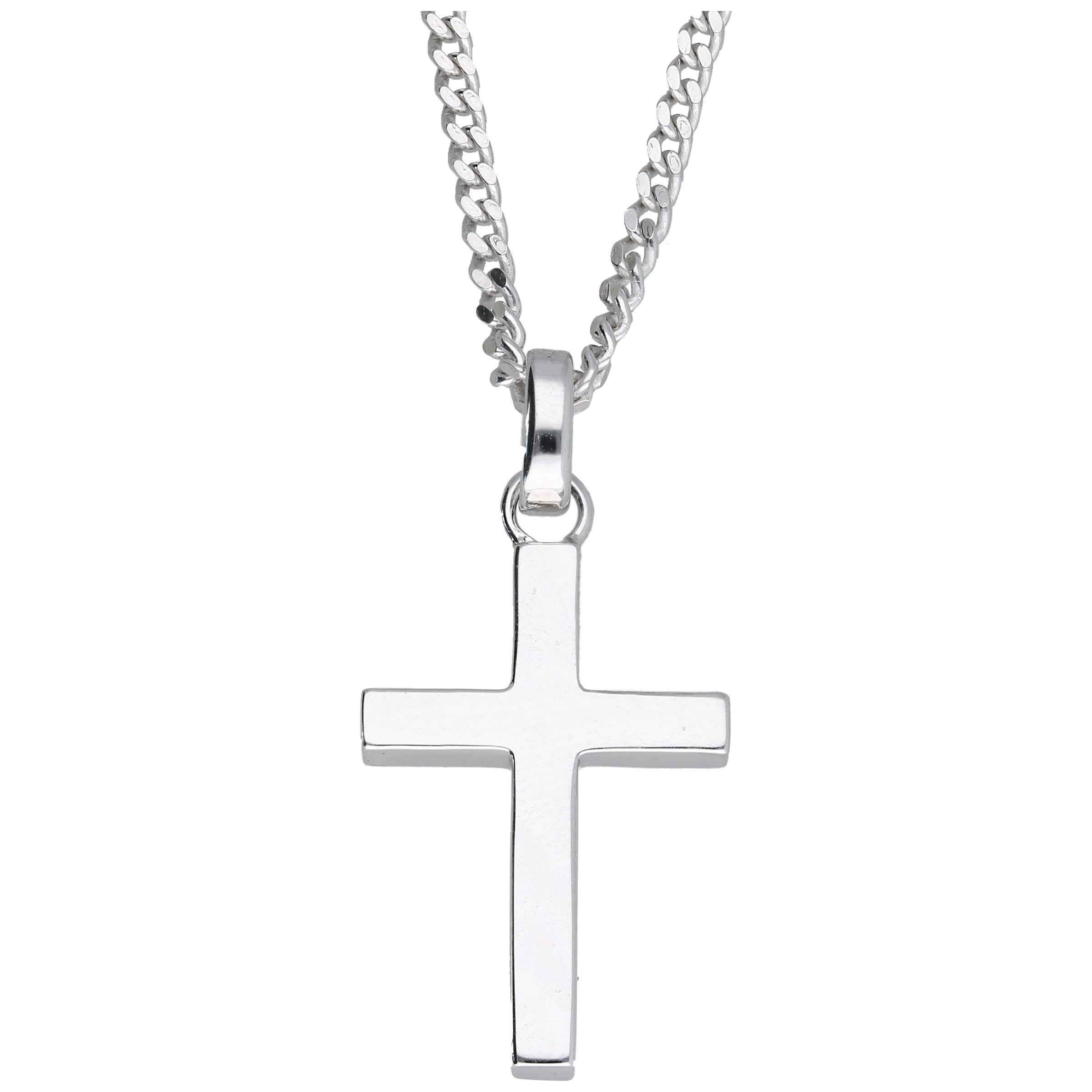 Smart Jewel Kreuzkette »Kette mit Kreuz - Anhänger, Silber 925«