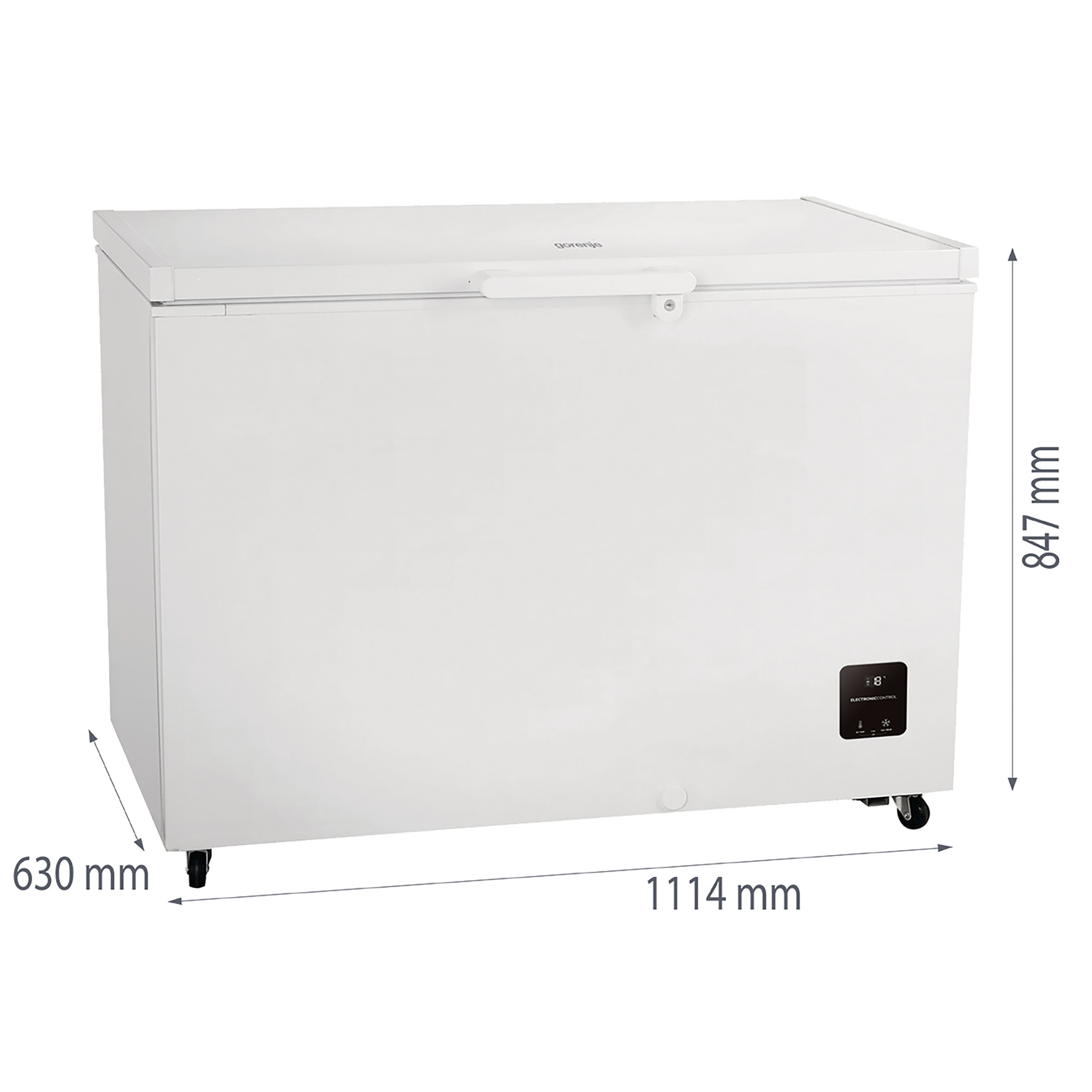 GORENJE Gefriertruhe »FH30DAW« 84,7 cm hoch 111,4 cm breit LED-Display